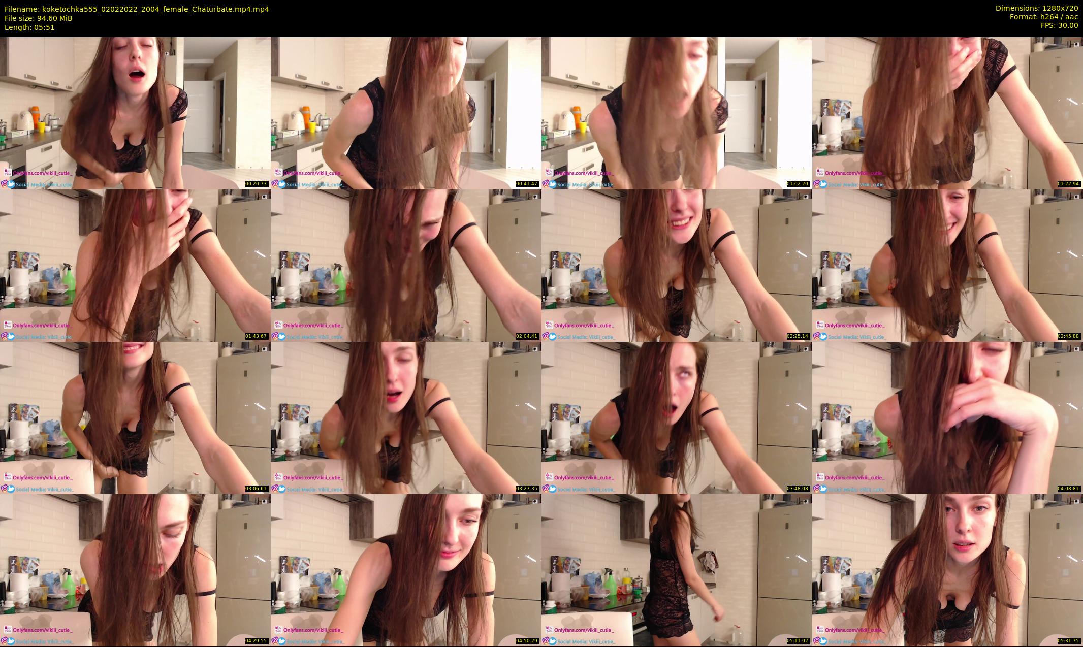 koketochka555 — 6 minute Chaturbate female cam show recording, 720p, Feb 2, 2022