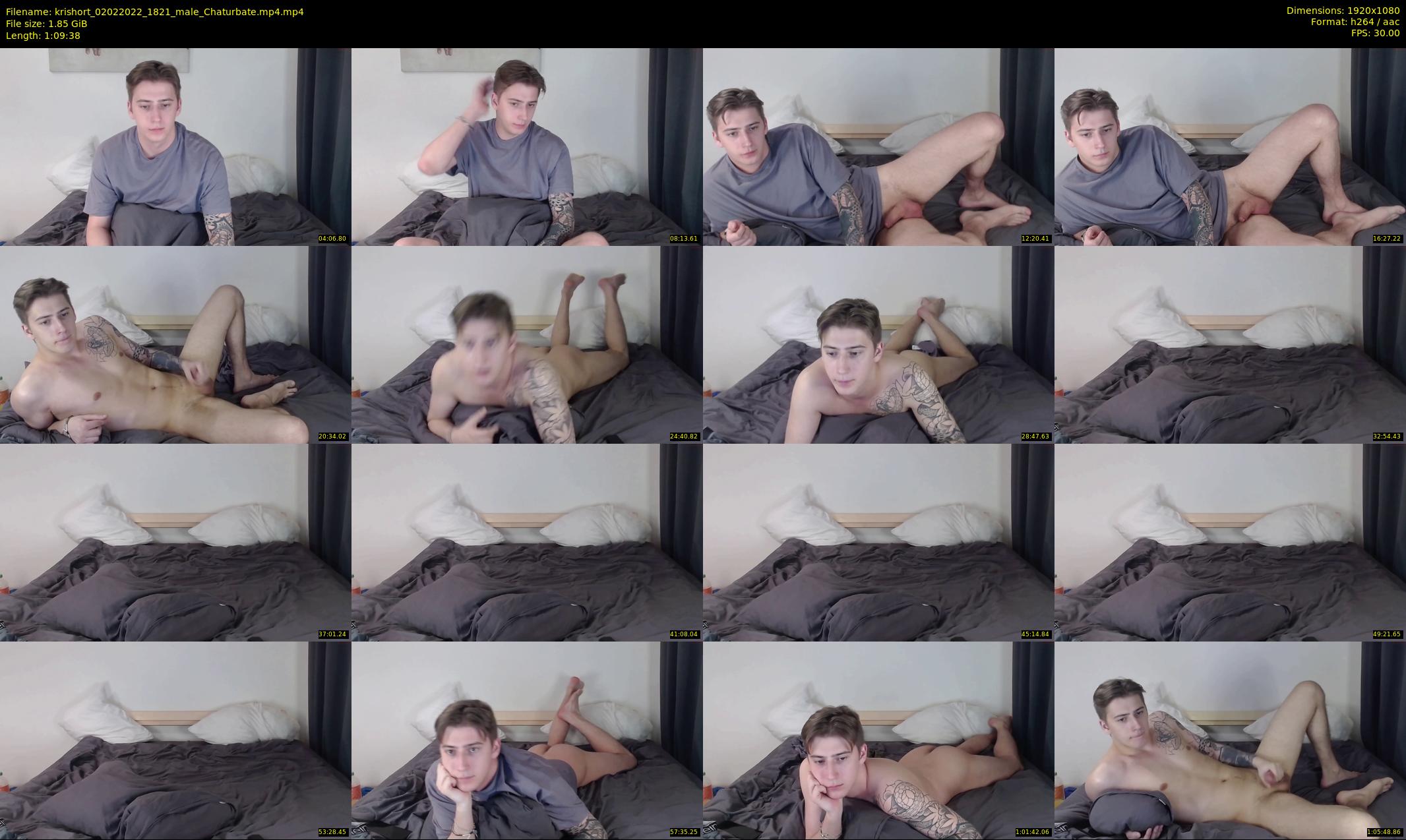 krishort — 70 minute Chaturbate male cam show recording, 1080p, Feb 2, 2022