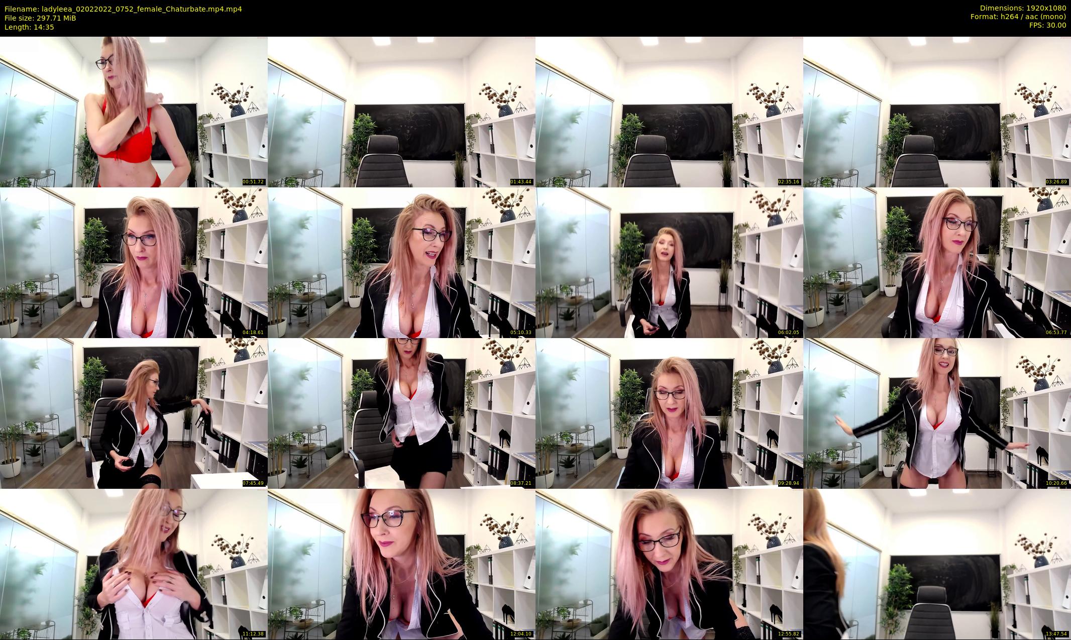 ladyleea — 15 minute Chaturbate female cam show recording, 1080p, Feb 2, 2022