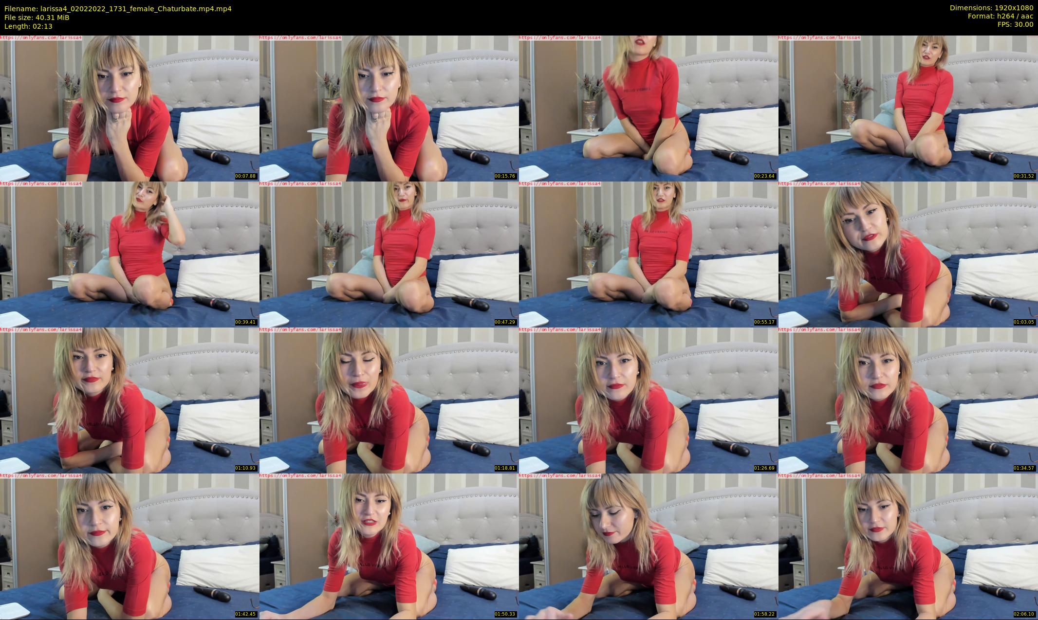larissa4 — 3 minute Chaturbate female cam show recording, 1080p, Feb 2, 2022