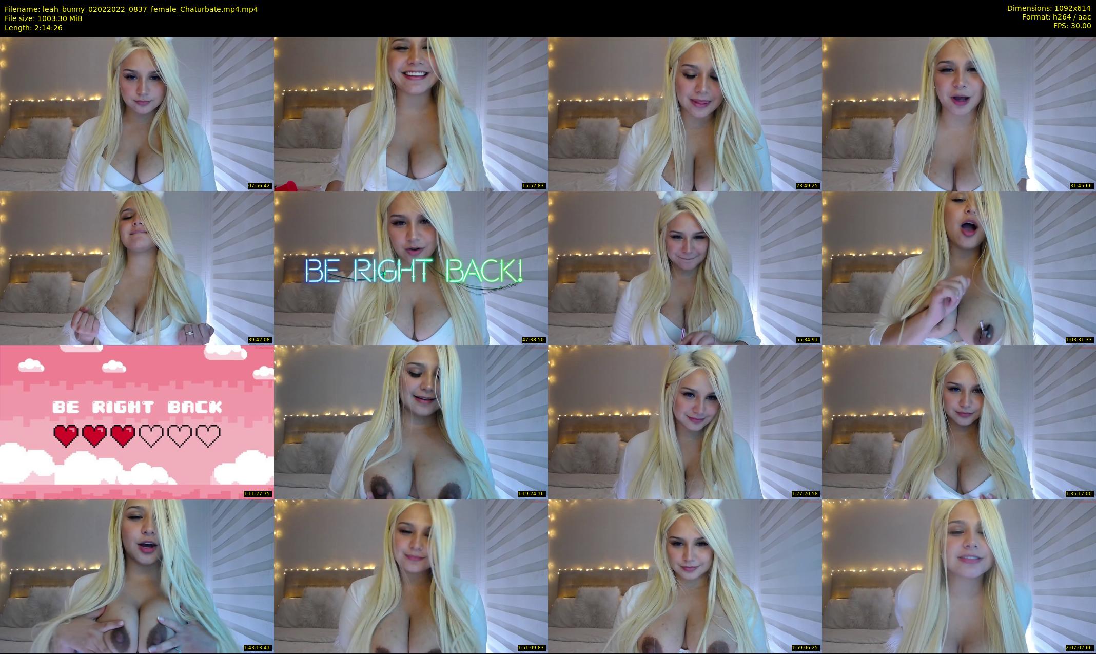 leah_bunny — 135 minute Chaturbate female cam show recording, 480p, Feb 2, 2022