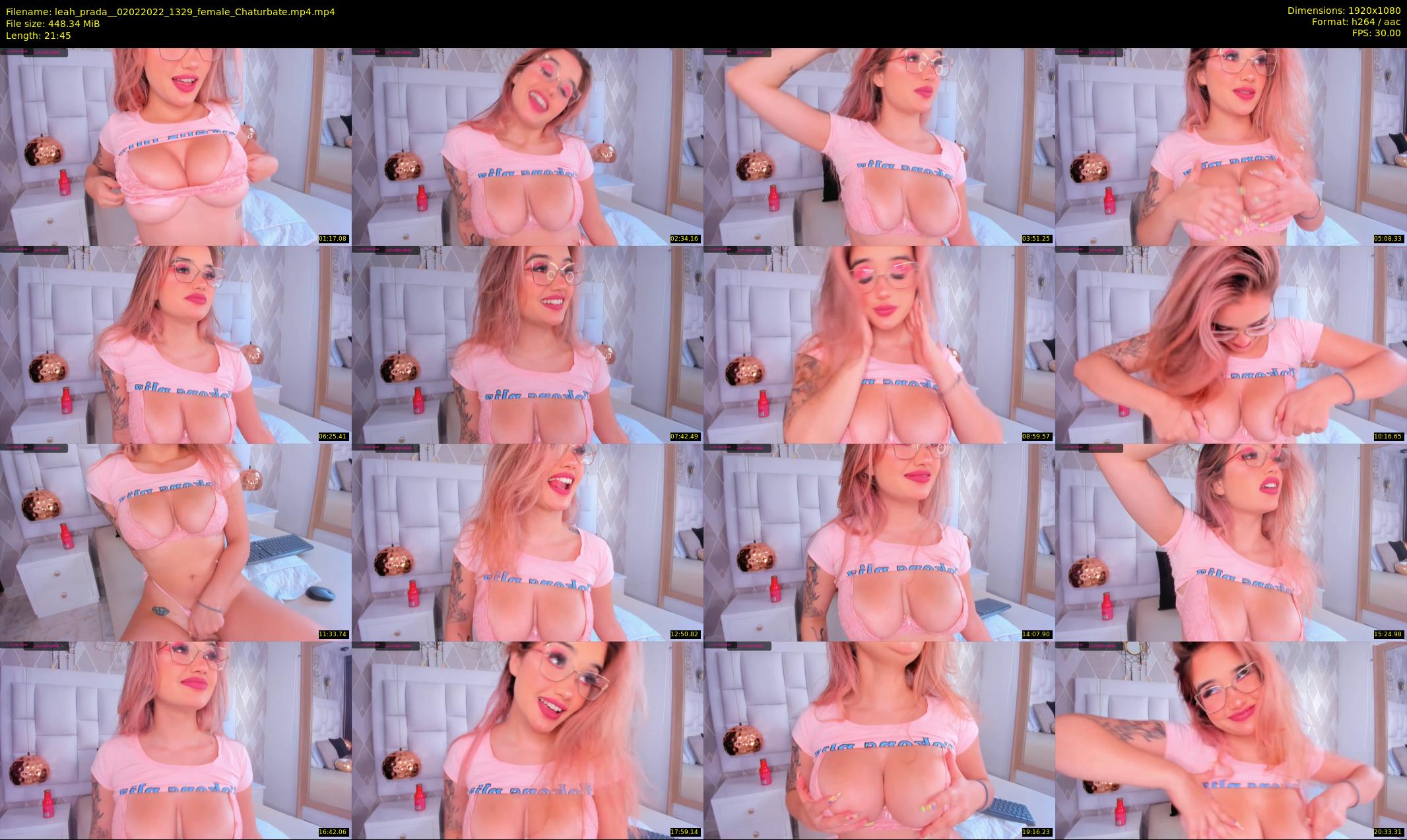 leah_prada_ — 22 minute Chaturbate female cam show recording, 1080p, Feb 2, 2022