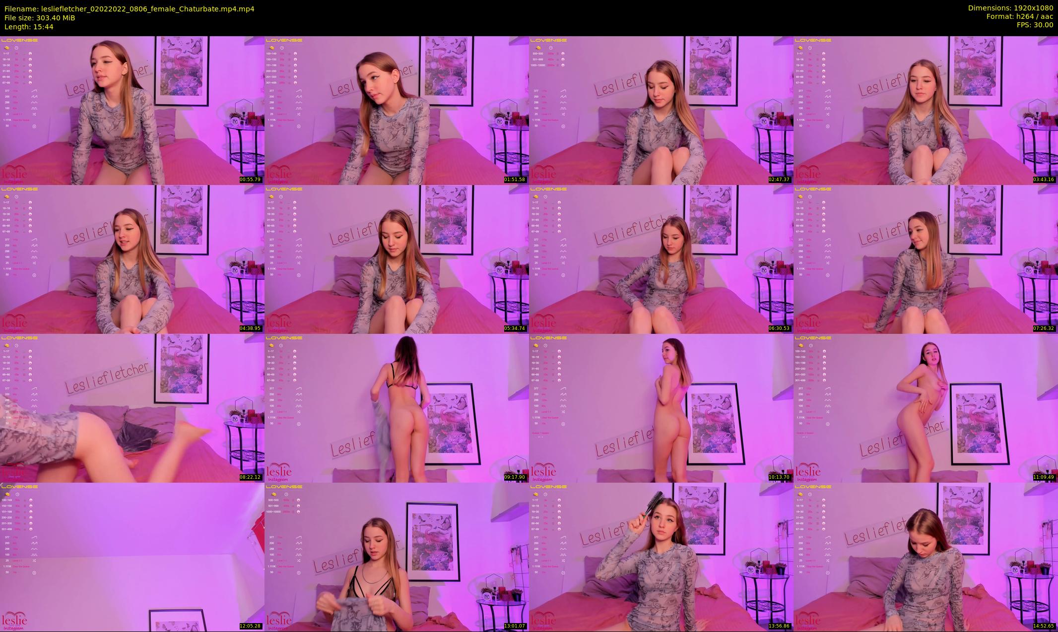 lesliefletcher — 16 minute Chaturbate couple cam show recording, 1080p, Feb 2, 2022
