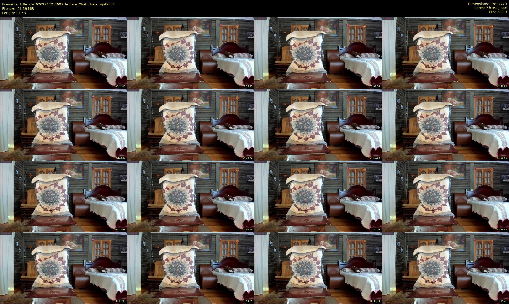 little_izzi — 12 minute Chaturbate female cam show recording, 720p, Feb 2, 2022