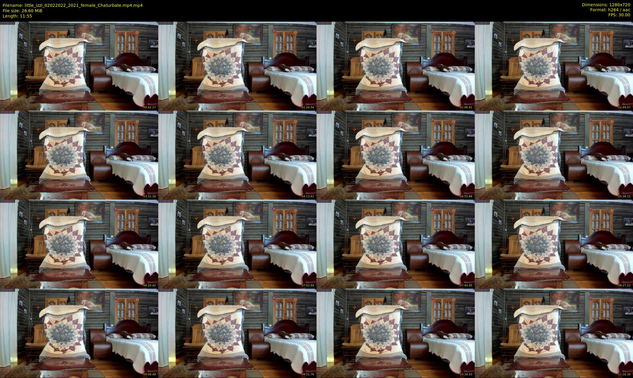 little_izzi — 12 minute Chaturbate female cam show recording, 720p, Feb 2, 2022