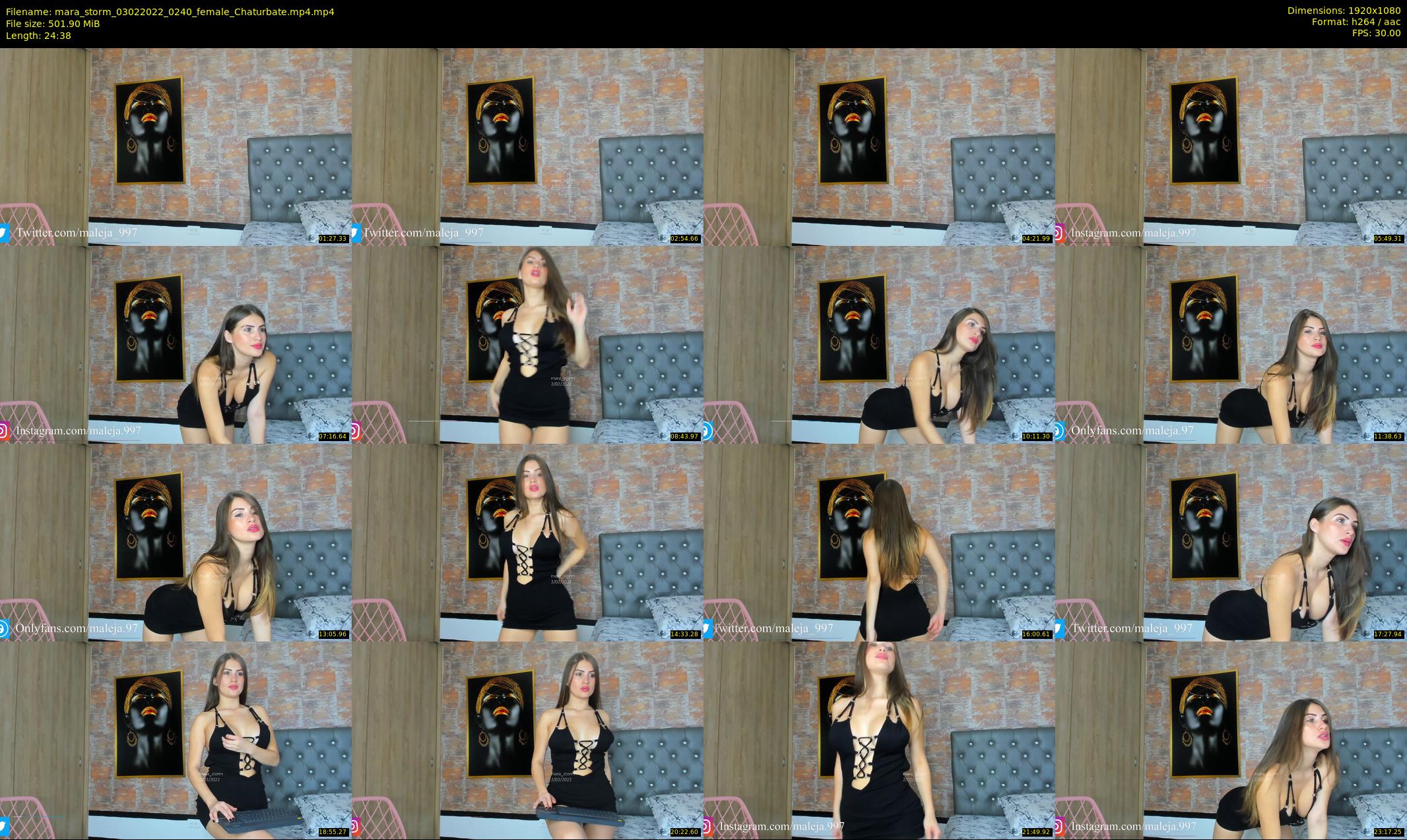 mara_storm — 25 minute Chaturbate female cam show recording, 1080p, Feb 3, 2022