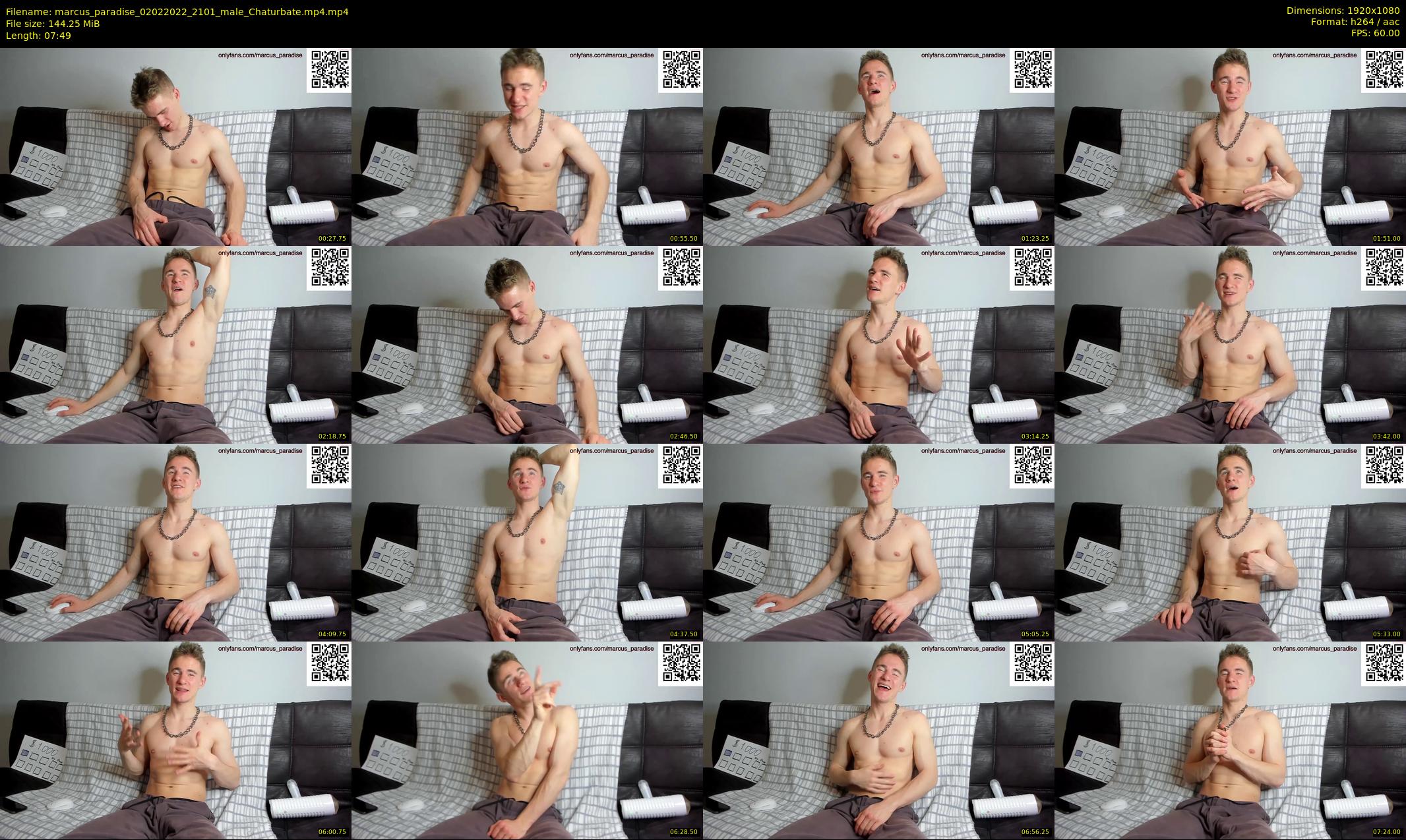 marcus_paradise — 8 minute Chaturbate male cam show recording, 1080p, Feb 2, 2022