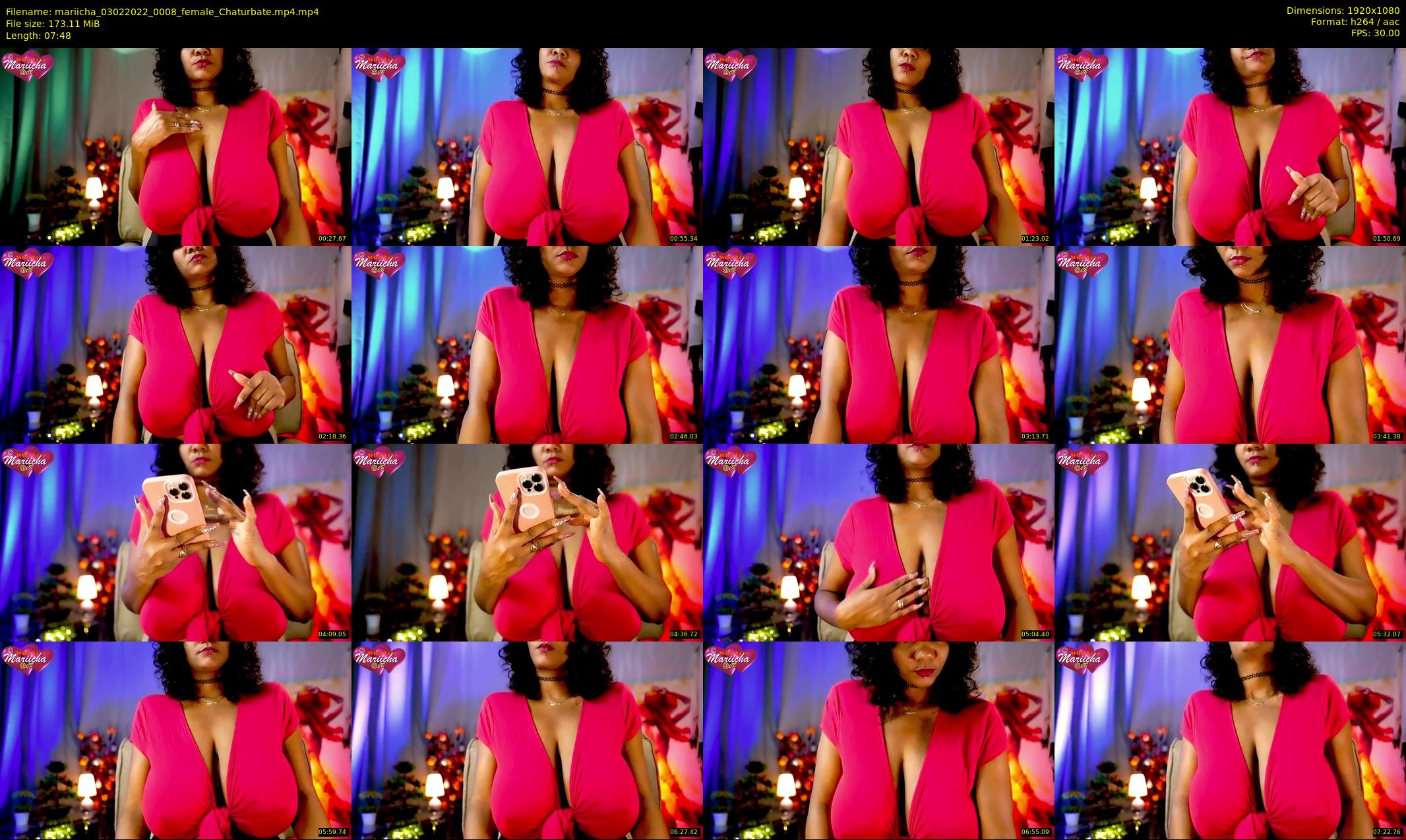 mariicha — 8 minute Chaturbate female cam show recording, 1080p, Feb 3, 2022