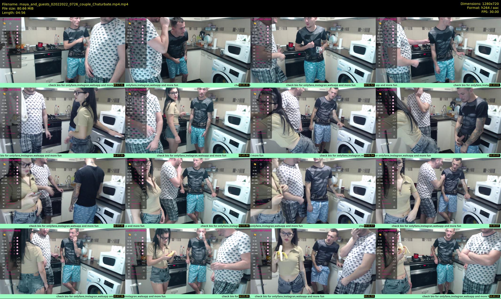 maya_and_guests — 5 minute Chaturbate couple cam show recording, 720p, Feb 2, 2022