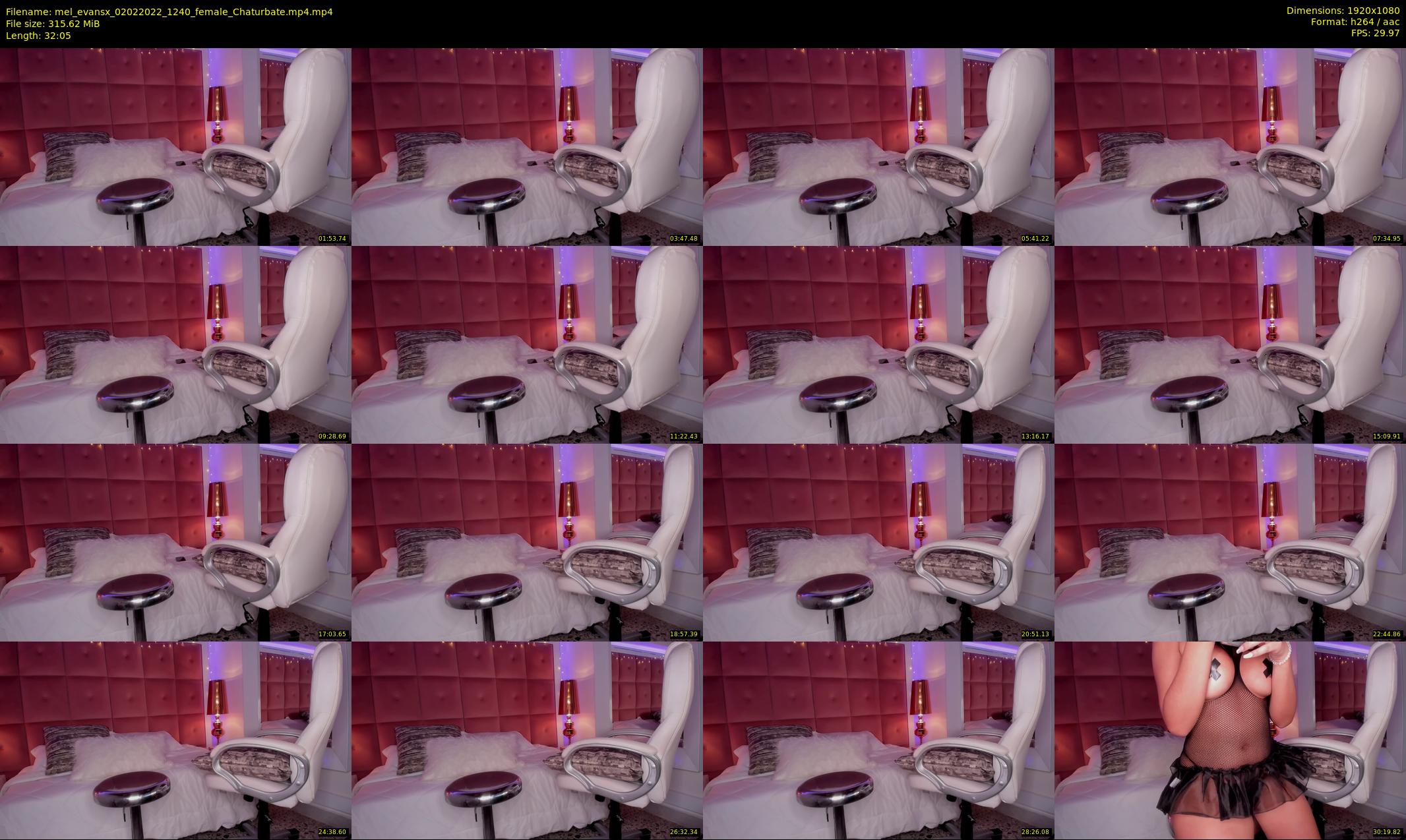 mel_evansx — 33 minute Chaturbate female cam show recording, 1080p, Feb 2, 2022