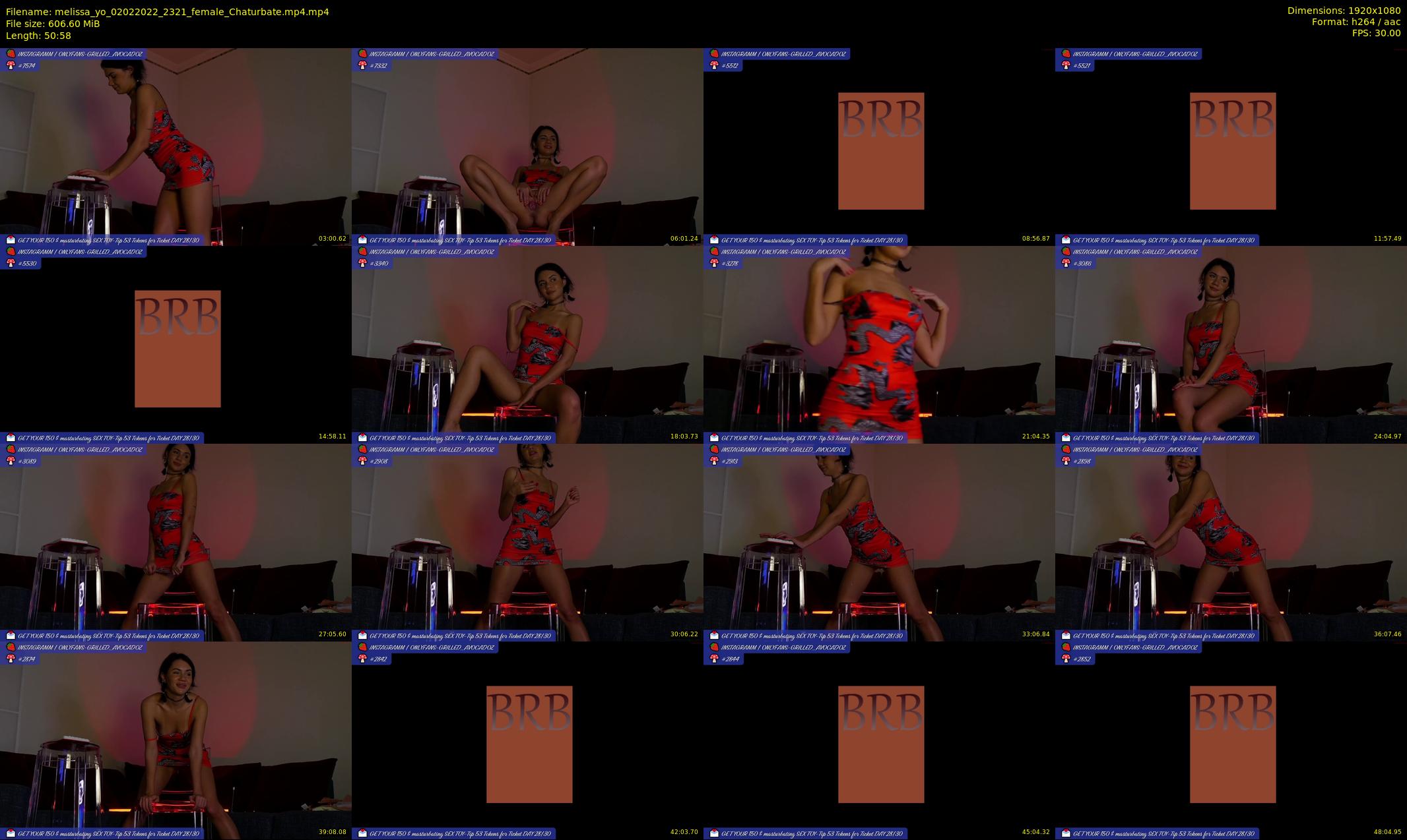 melissa_yo — 51 minute Chaturbate female cam show recording, 1080p, Feb 2, 2022