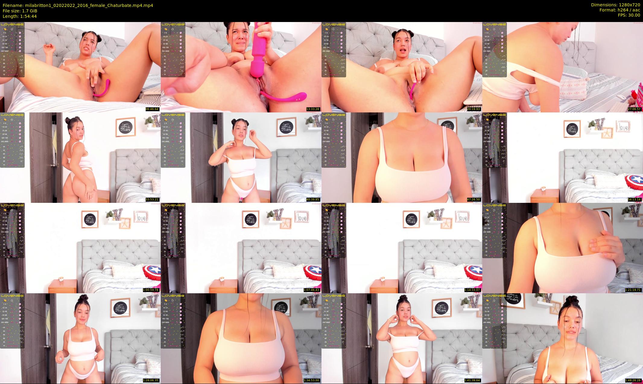 milabritton1 — 115 minute Chaturbate female cam show recording, 720p, Feb 2, 2022