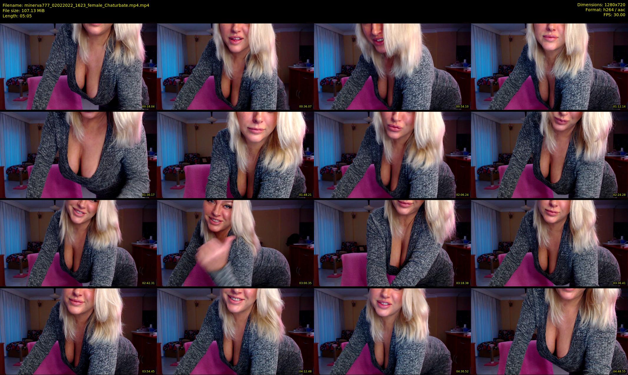 minerva777 — 6 minute Chaturbate female cam show recording, 720p, Feb 2, 2022