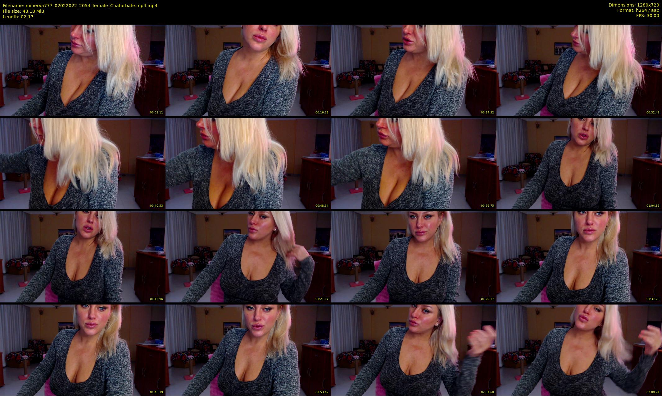 minerva777 — 3 minute Chaturbate female cam show recording, 720p, Feb 2, 2022