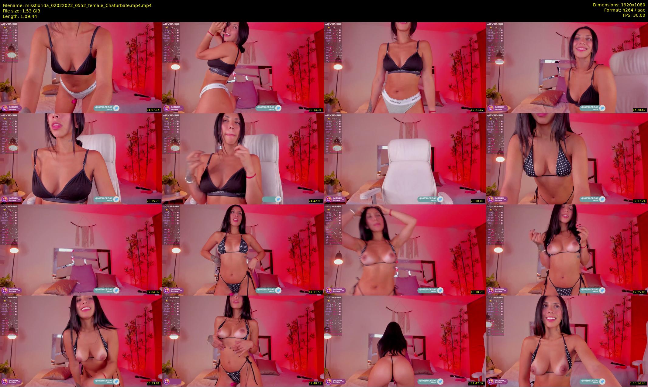 missflorida — 70 minute Chaturbate female cam show recording, 1080p, Feb 2, 2022