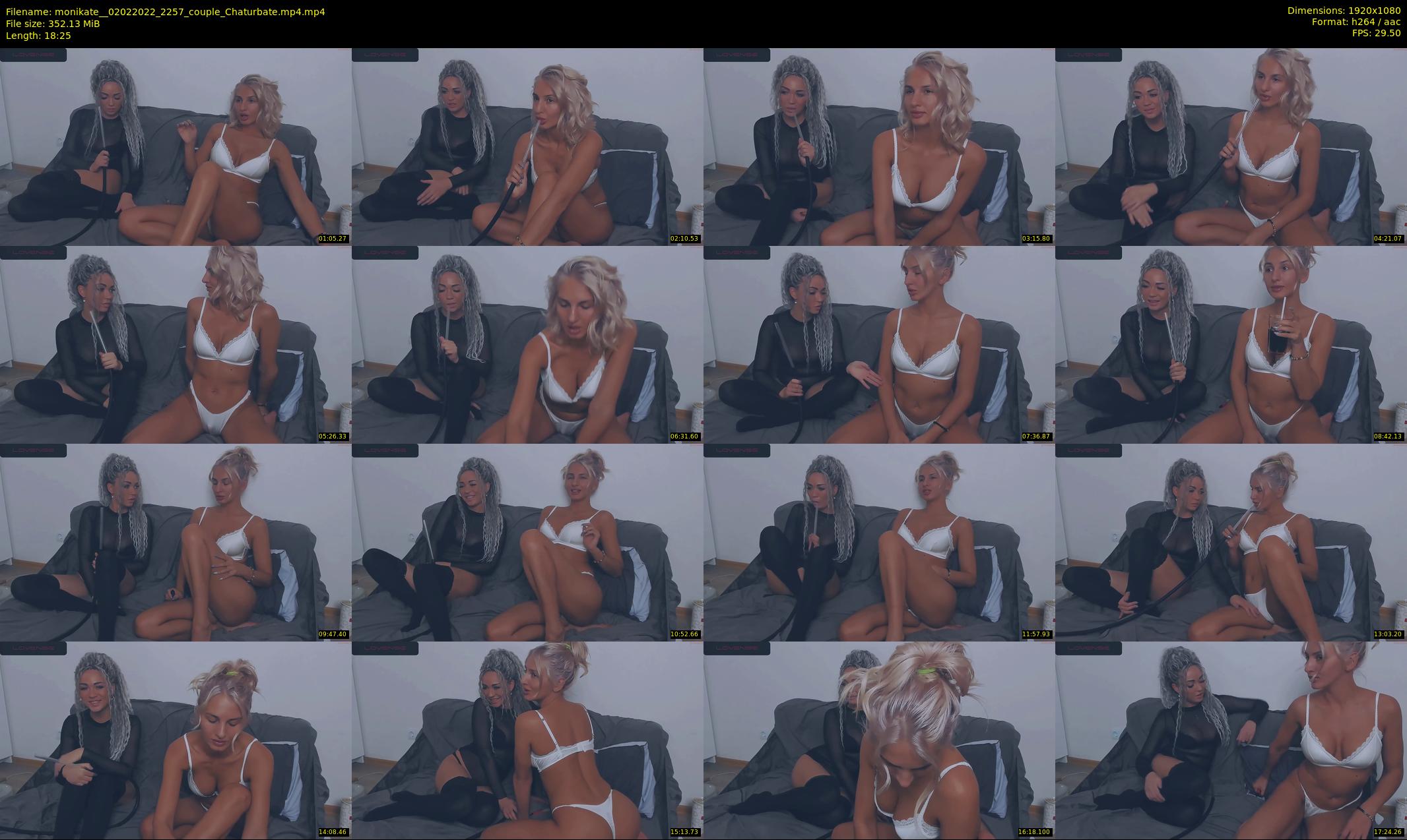 monikate_ — 19 minute Chaturbate couple cam show recording, 1080p, Feb 2, 2022