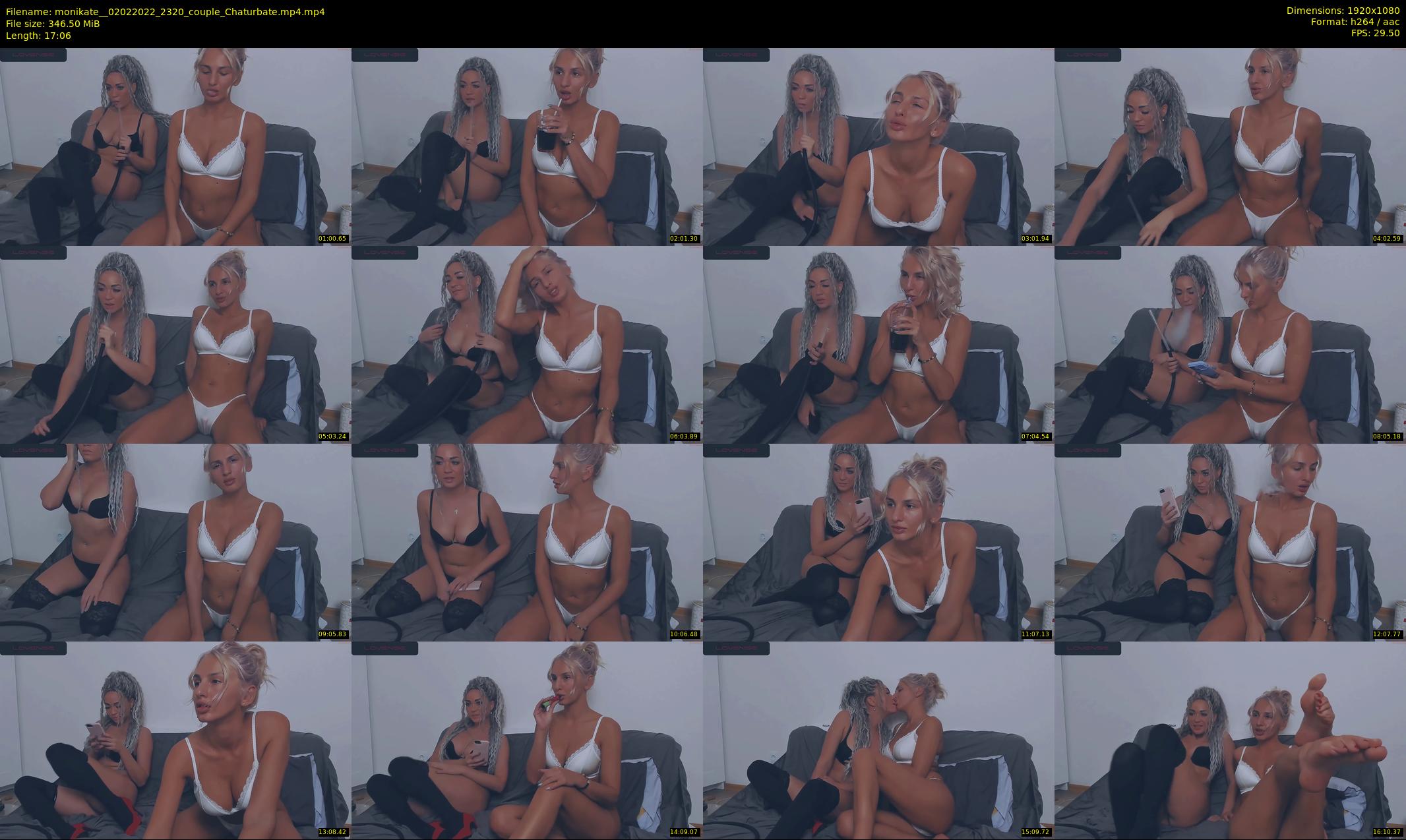 monikate_ — 18 minute Chaturbate couple cam show recording, 1080p, Feb 2, 2022