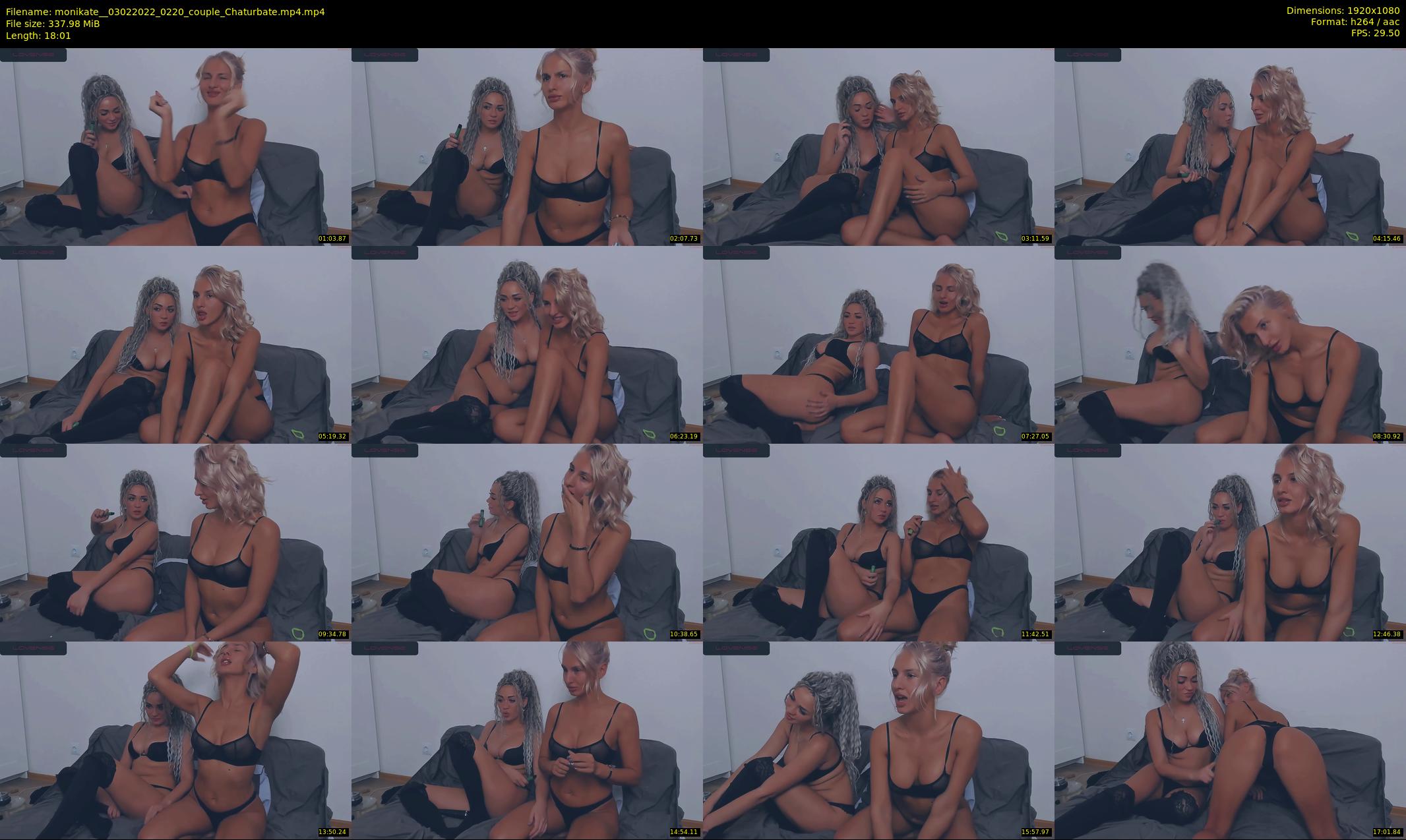 monikate_ — 19 minute Chaturbate couple cam show recording, 1080p, Feb 3, 2022