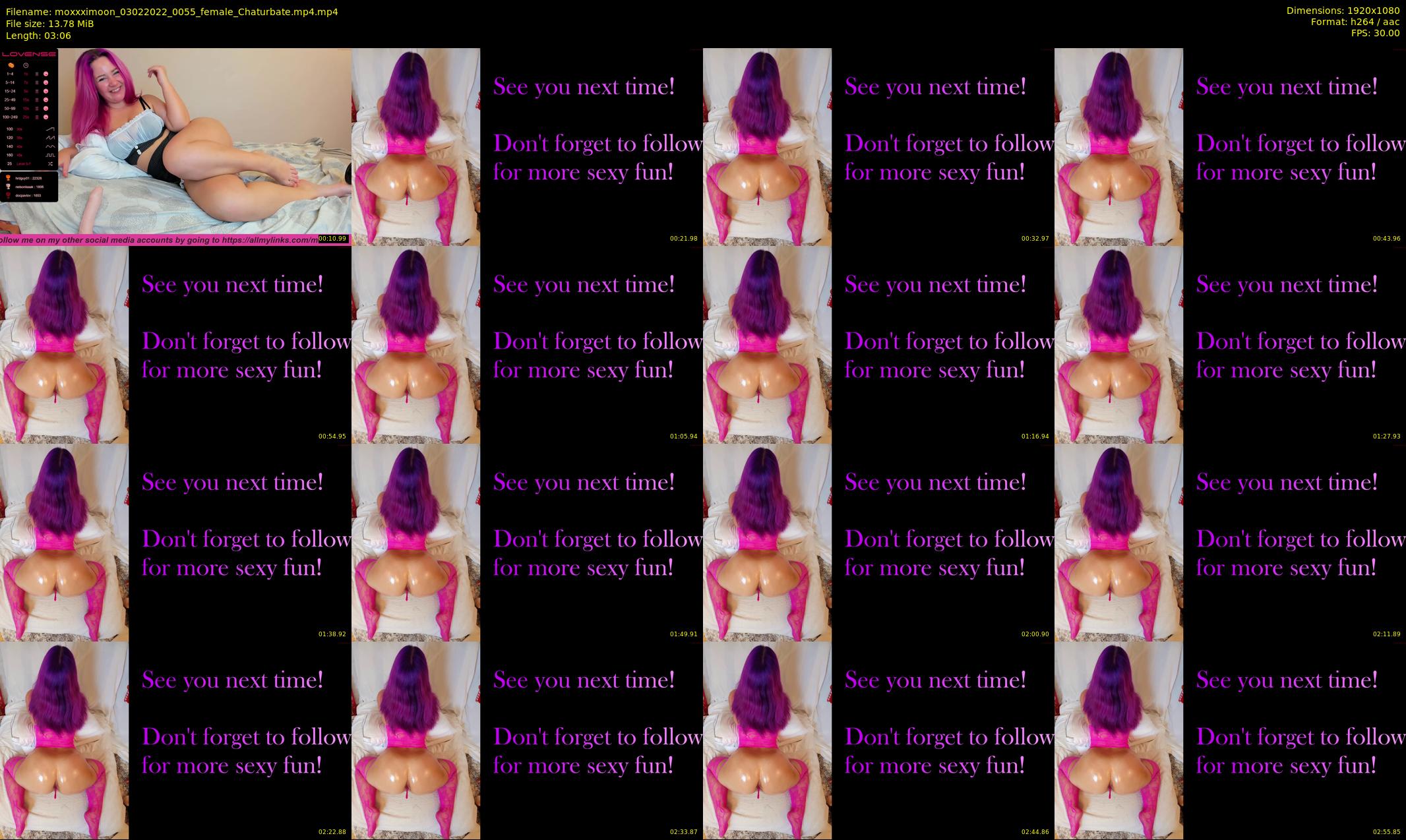 moxxximoon — 4 minute Chaturbate female cam show recording, 1080p, Feb 3, 2022