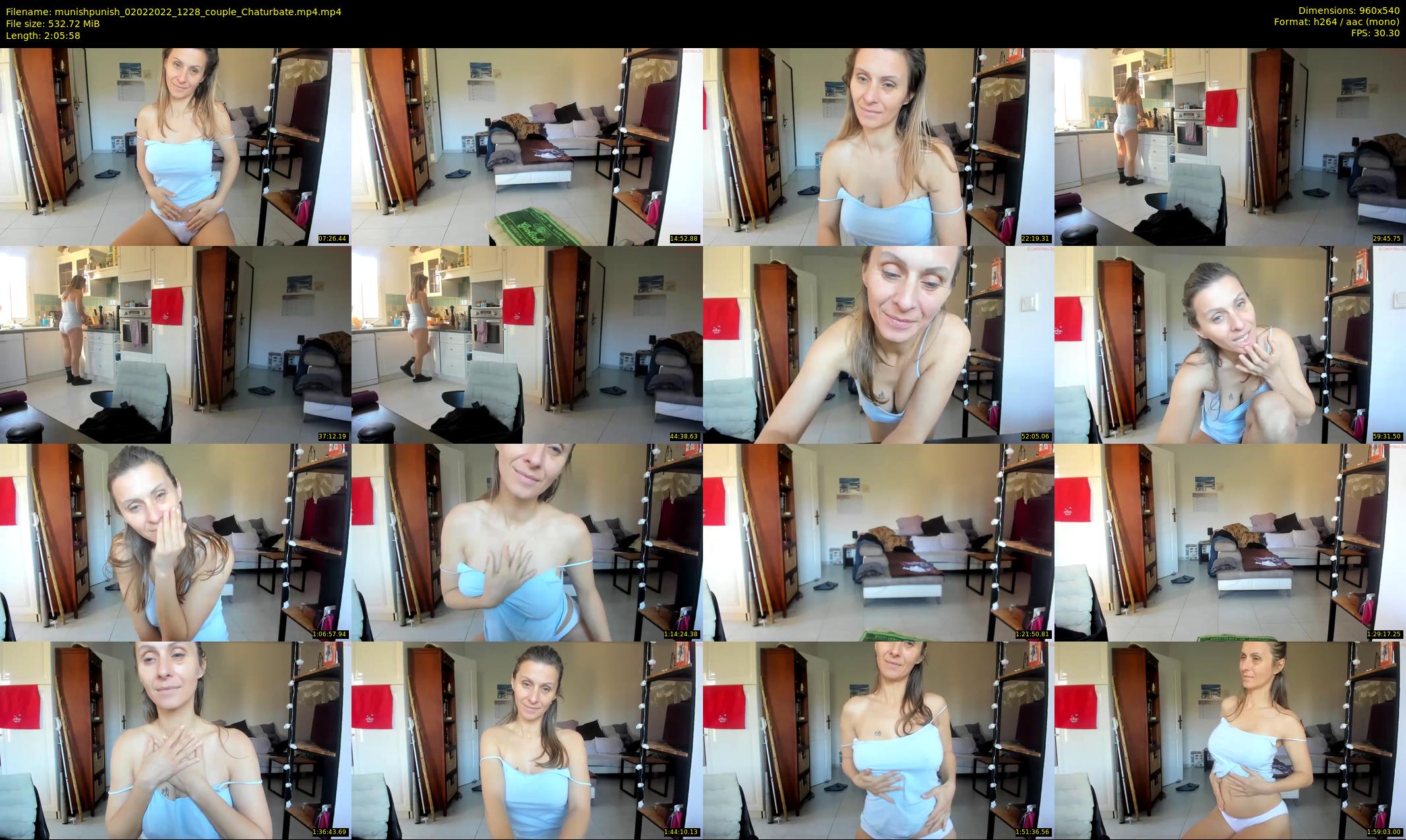 munishpunish — 126 minute Chaturbate couple cam show recording, 480p, Feb 2, 2022