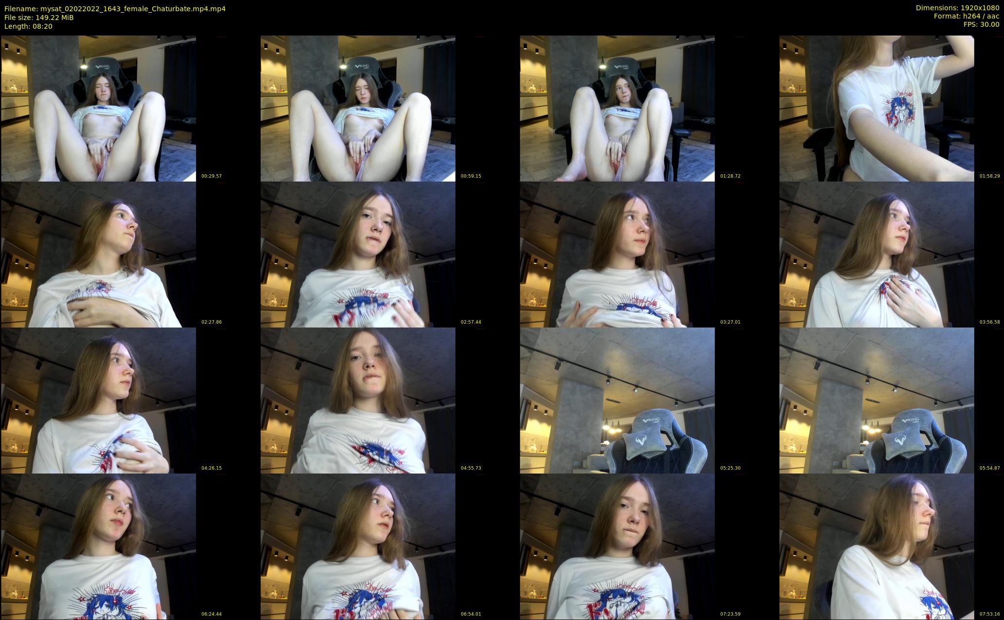 mysat — 9 minute Chaturbate female cam show recording, 1080p, Feb 2, 2022