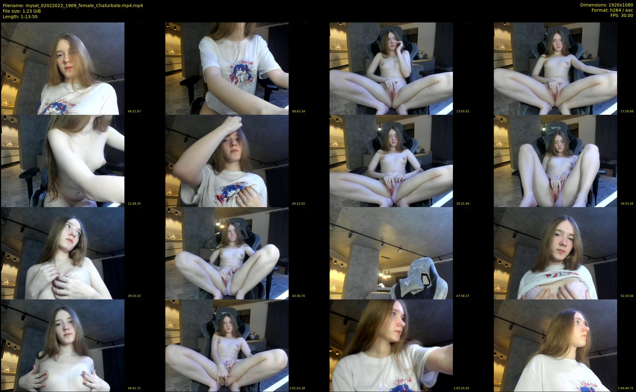 mysat — 74 minute Chaturbate female cam show recording, 1080p, Feb 2, 2022