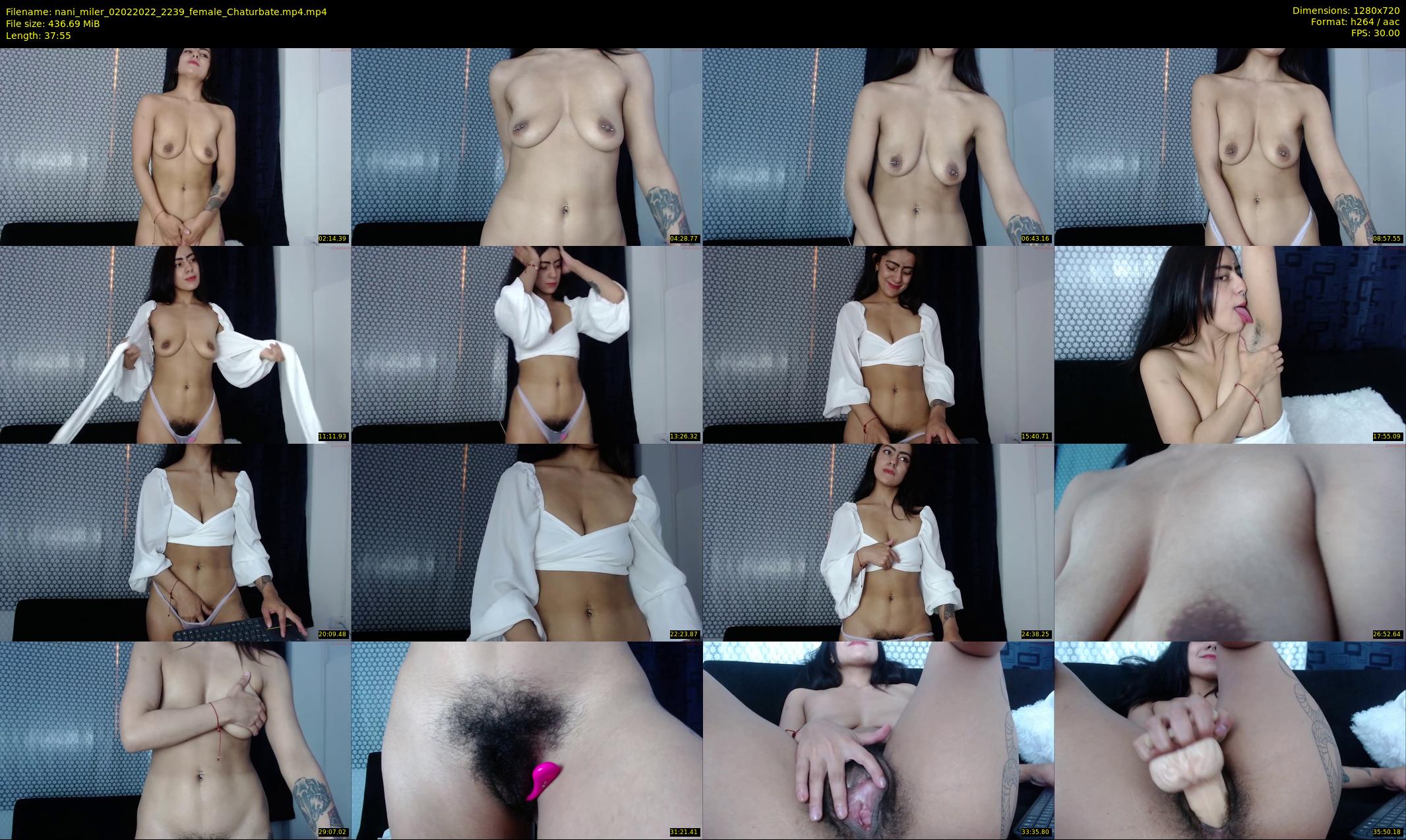 nani_miler — 38 minute Chaturbate female cam show recording, 720p, Feb 2, 2022