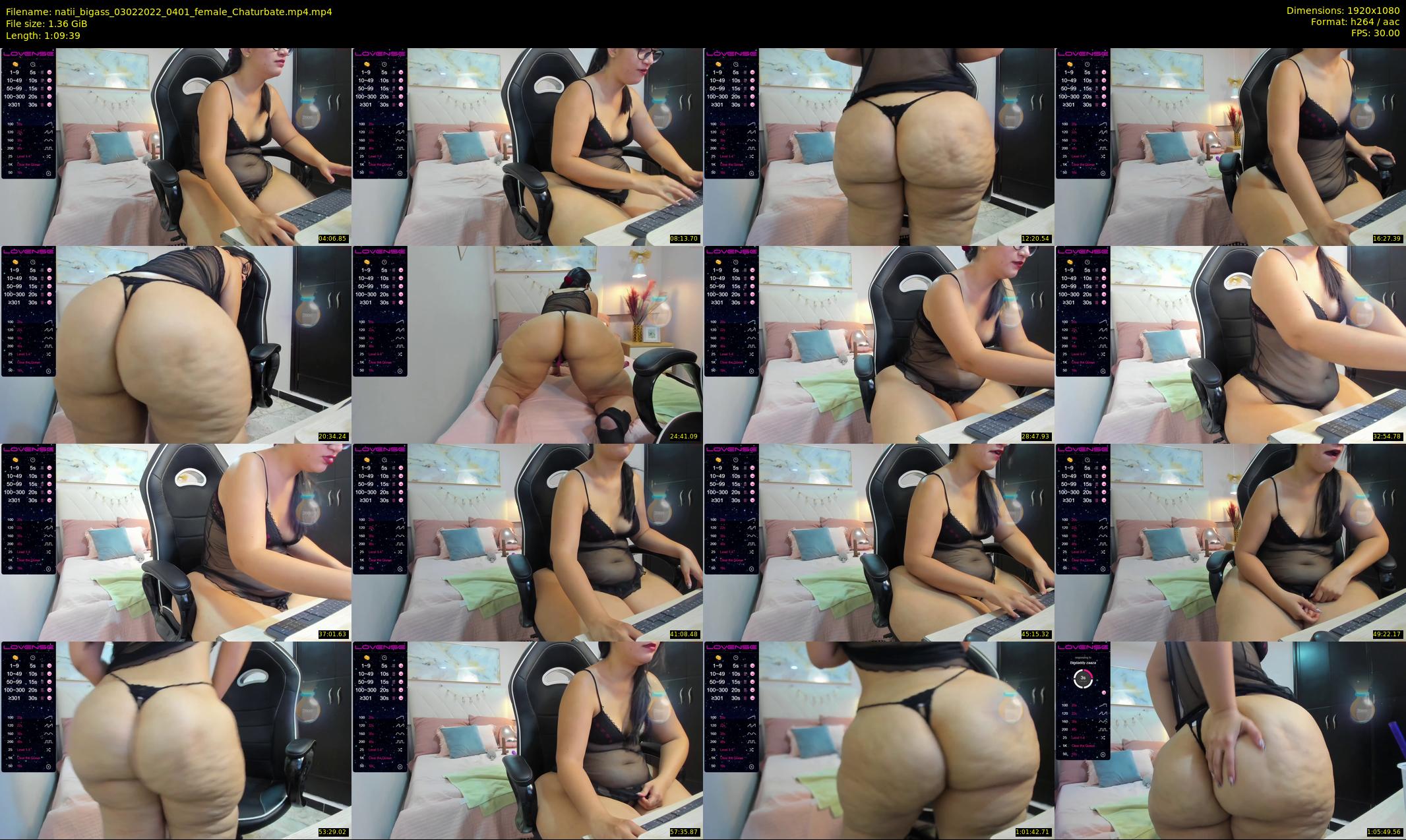 natii_bigass — 70 minute Chaturbate female cam show recording, 1080p, Feb 3, 2022