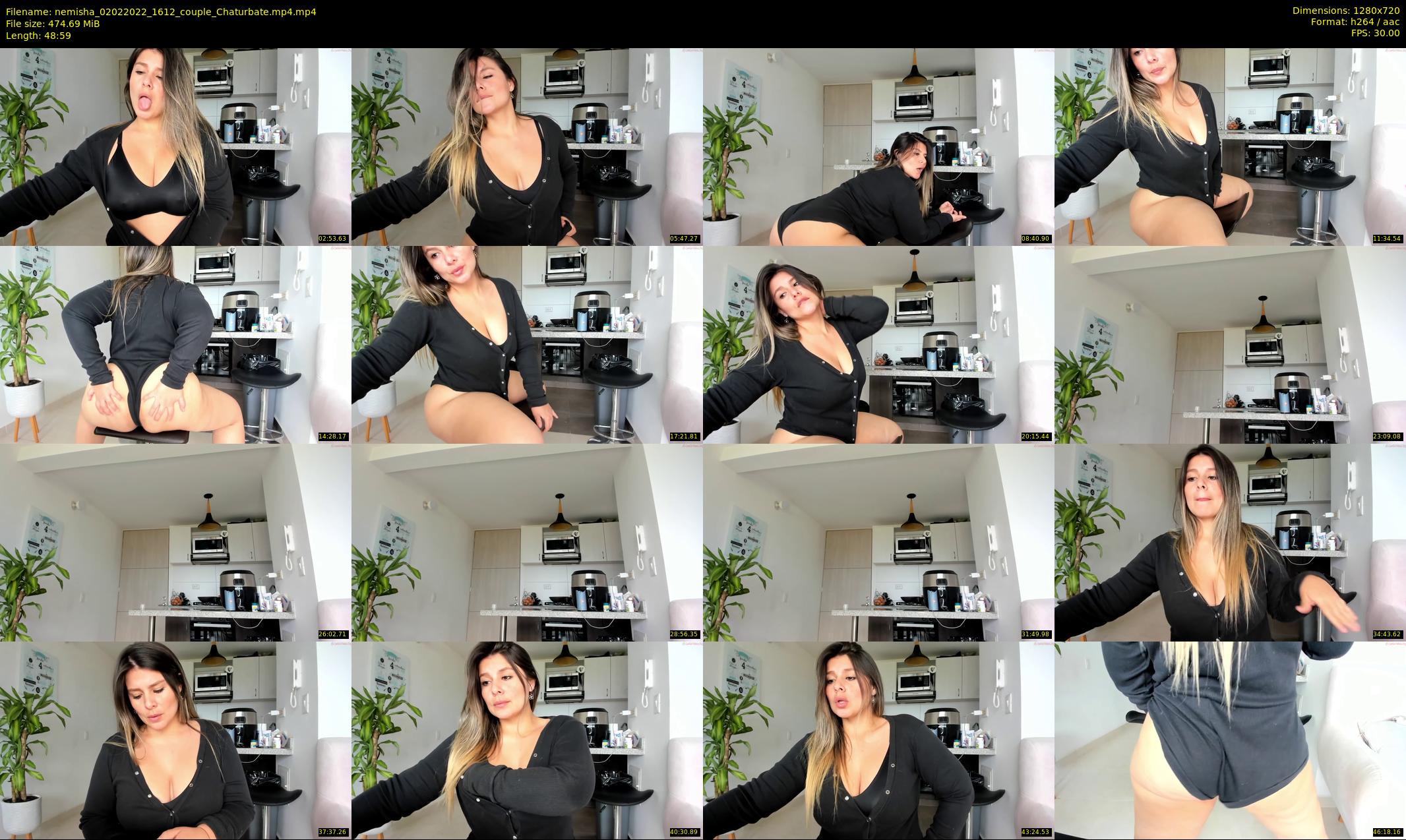 nemisha — 49 minute Chaturbate female cam show recording, 720p, Feb 2, 2022