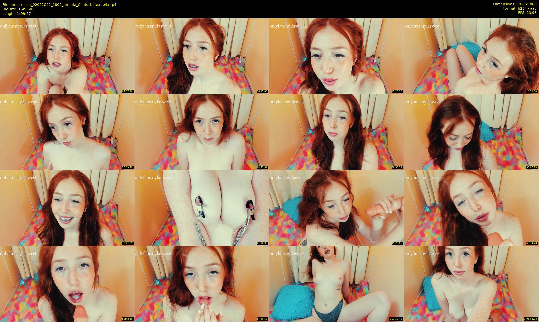 niilaa — 70 minute Chaturbate female cam show recording, 1080p, Feb 2, 2022