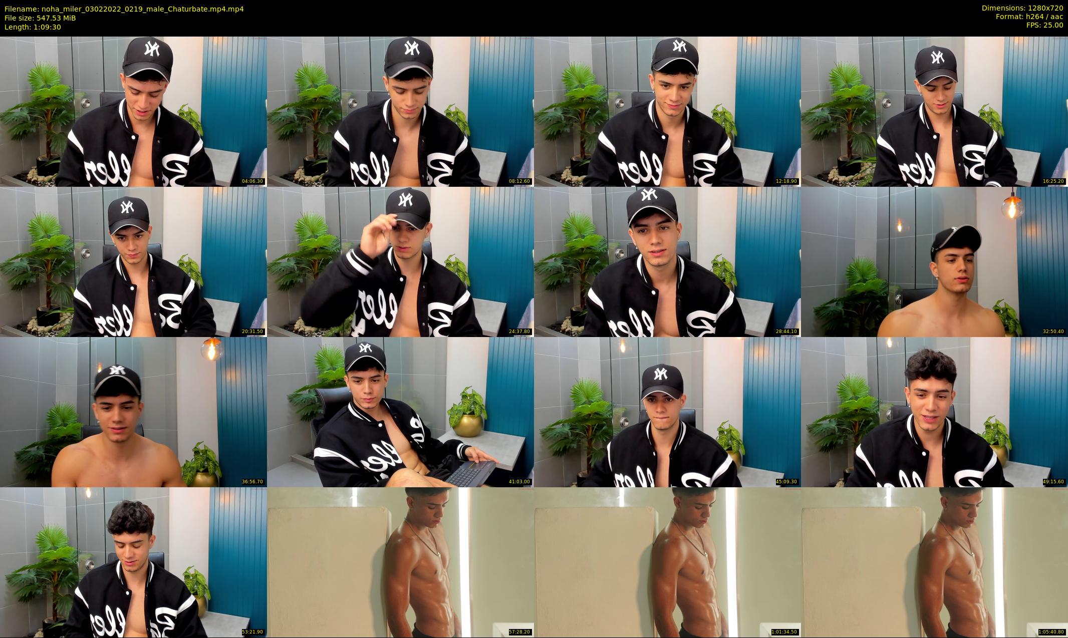 noha_miler — 70 minute Chaturbate male cam show recording, 720p, Feb 3, 2022