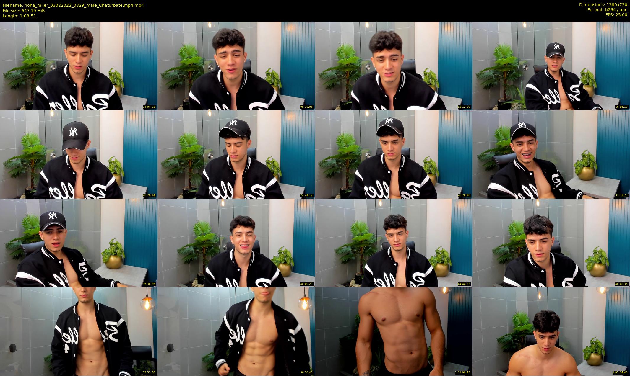 noha_miler — 69 minute Chaturbate male cam show recording, 720p, Feb 3, 2022
