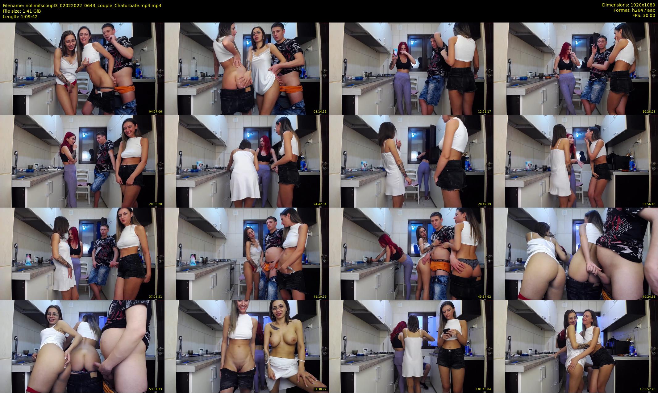 nolimitscoupl3 — 70 minute Chaturbate couple cam show recording, 1080p, Feb 2, 2022