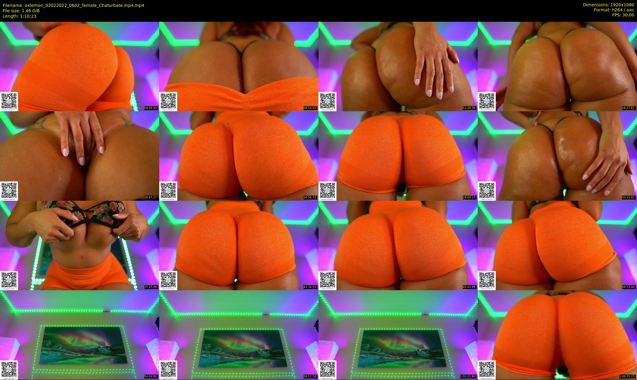 oxlemon — 71 minute Chaturbate female cam show recording, 1080p, Feb 2, 2022