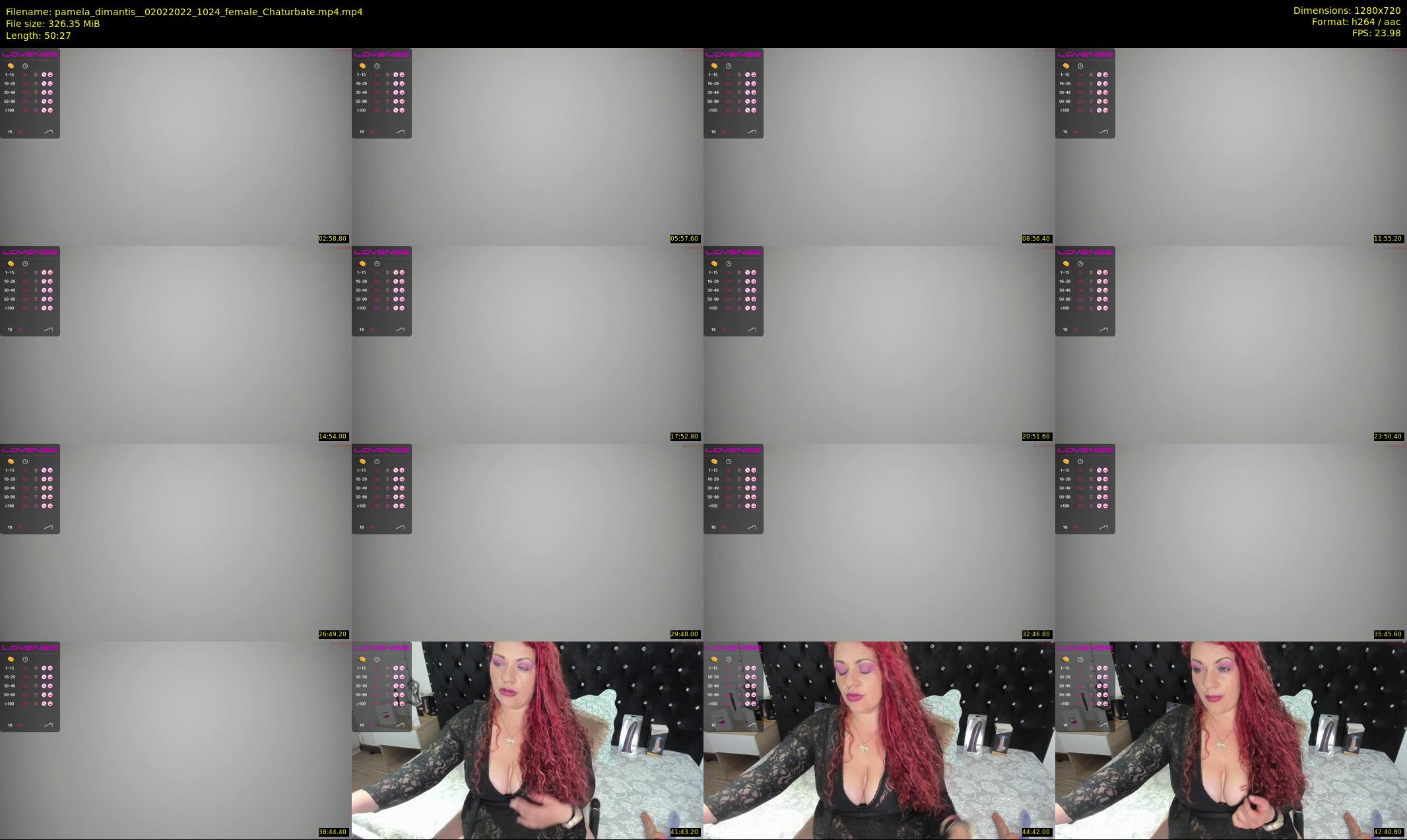 pamela_dimantis_ — 51 minute Chaturbate female cam show recording, 720p, Feb 2, 2022