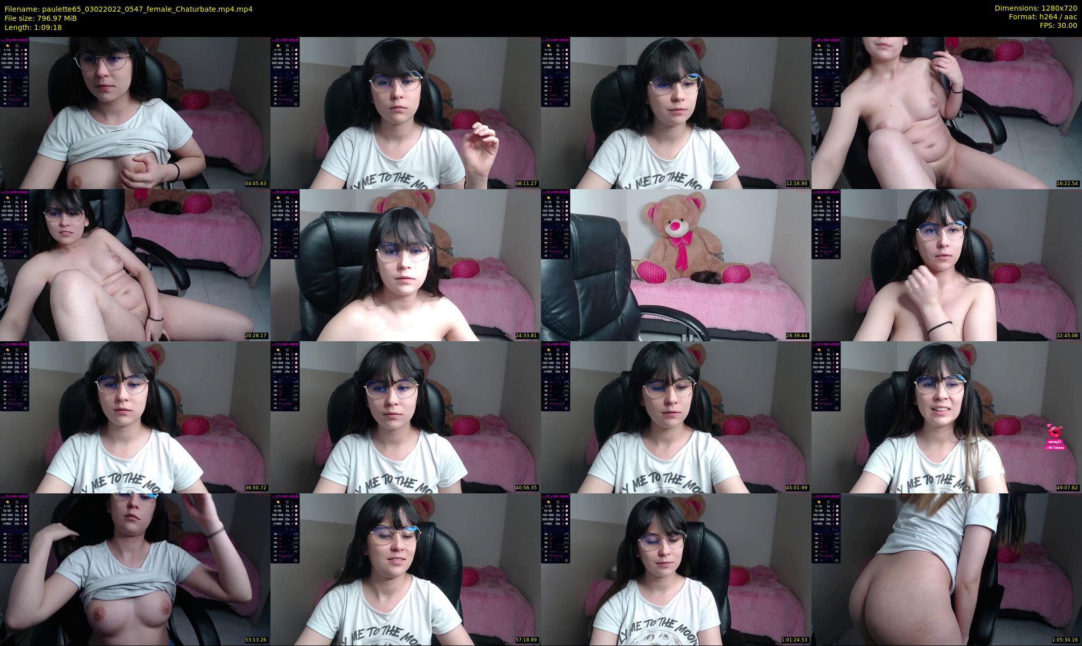 paulette65 — 70 minute Chaturbate female cam show recording, 720p, Feb 3, 2022