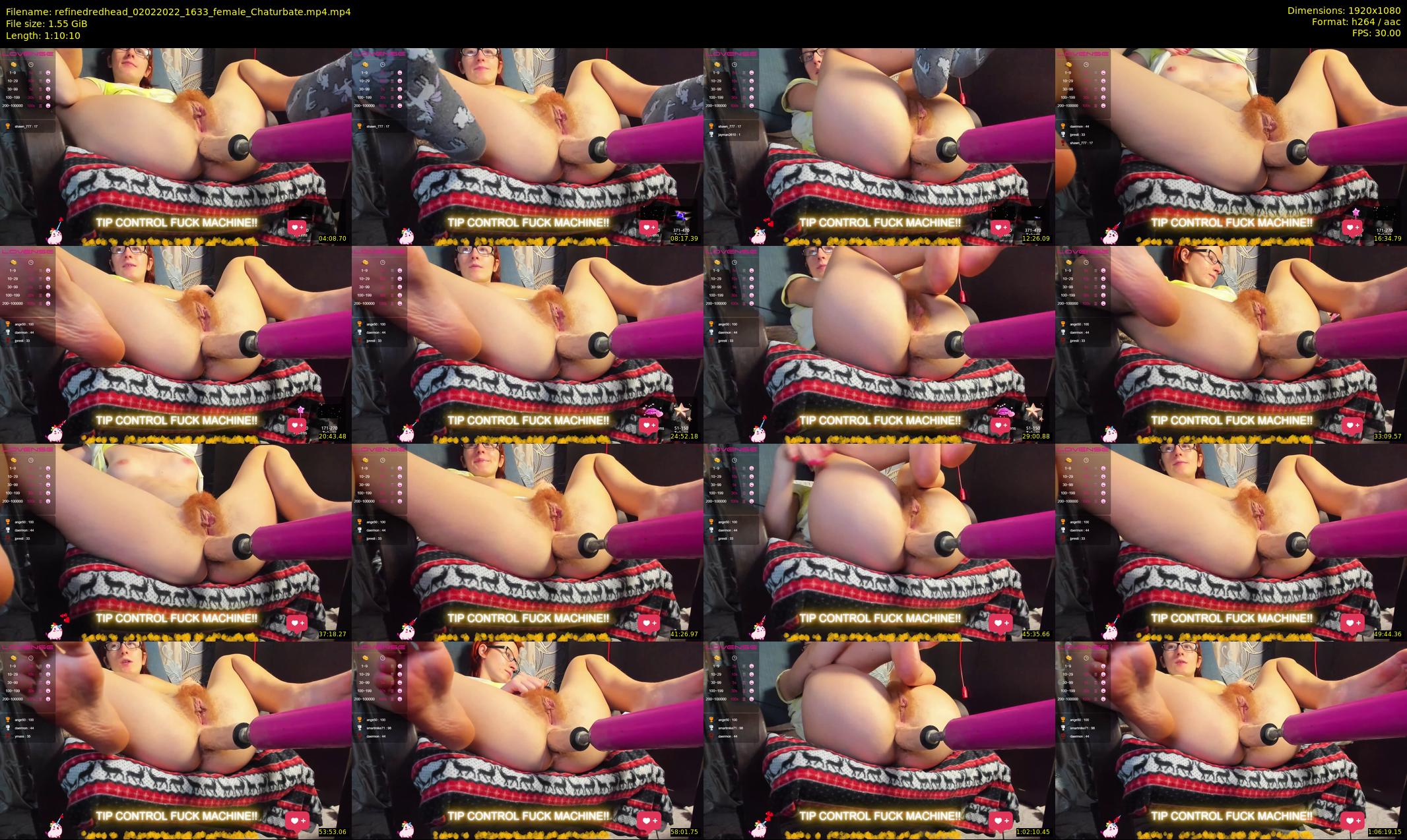 refinedredhead — 71 minute Chaturbate female cam show recording, 1080p, Feb 2, 2022