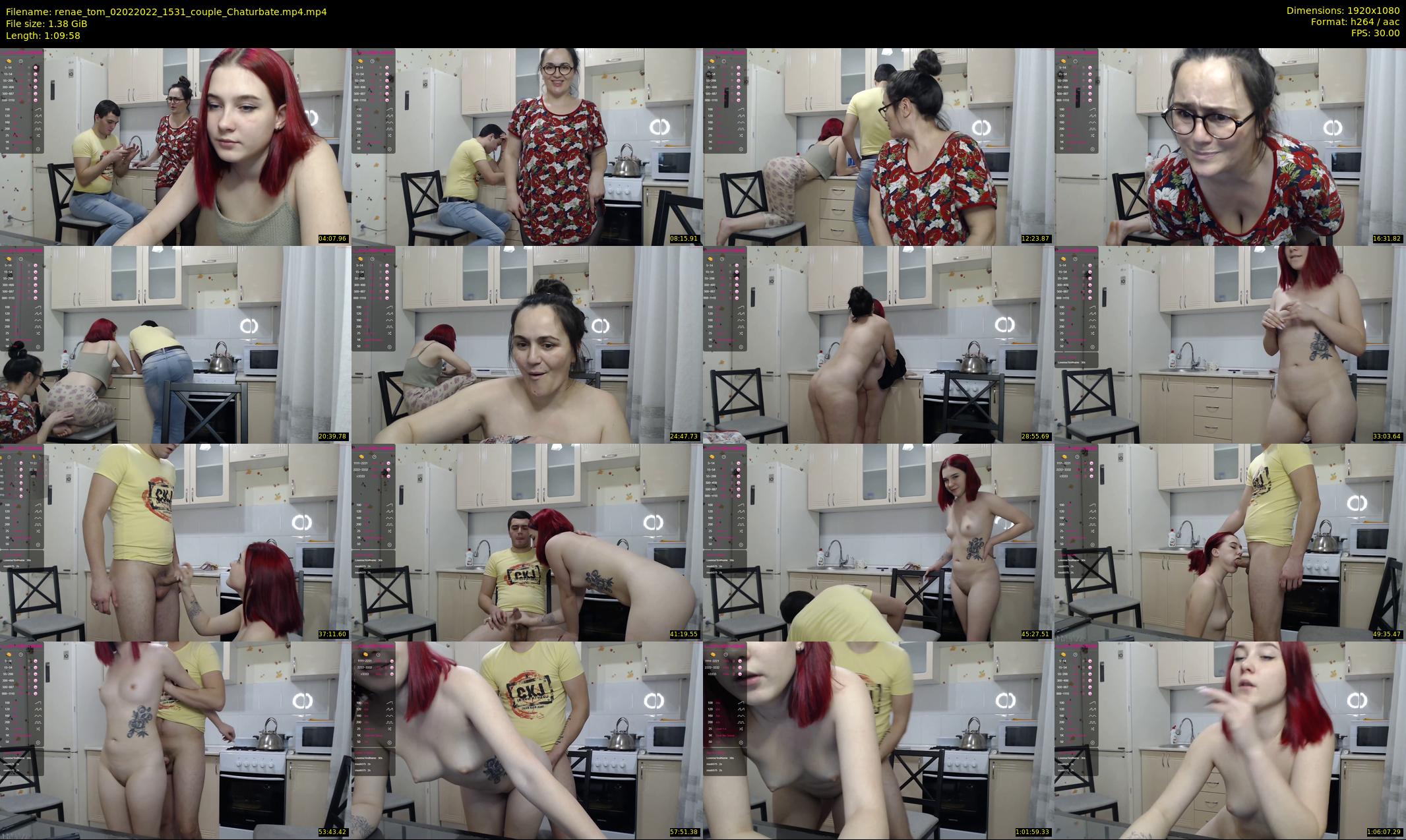 renae_tom — 70 minute Chaturbate couple cam show recording, 1080p, Feb 2, 2022