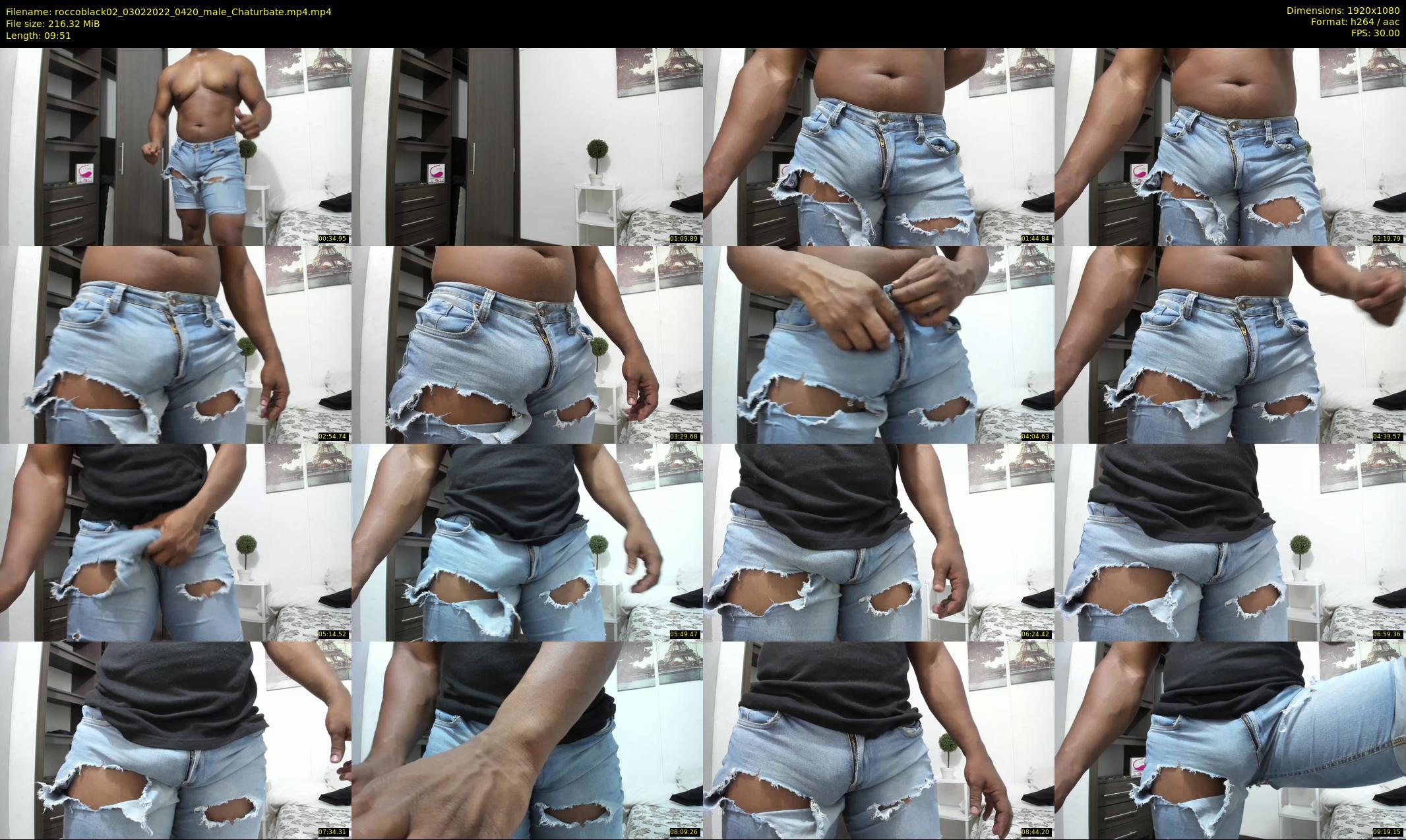 roccoblack02 — 10 minute Chaturbate male cam show recording, 1080p, Feb 3, 2022