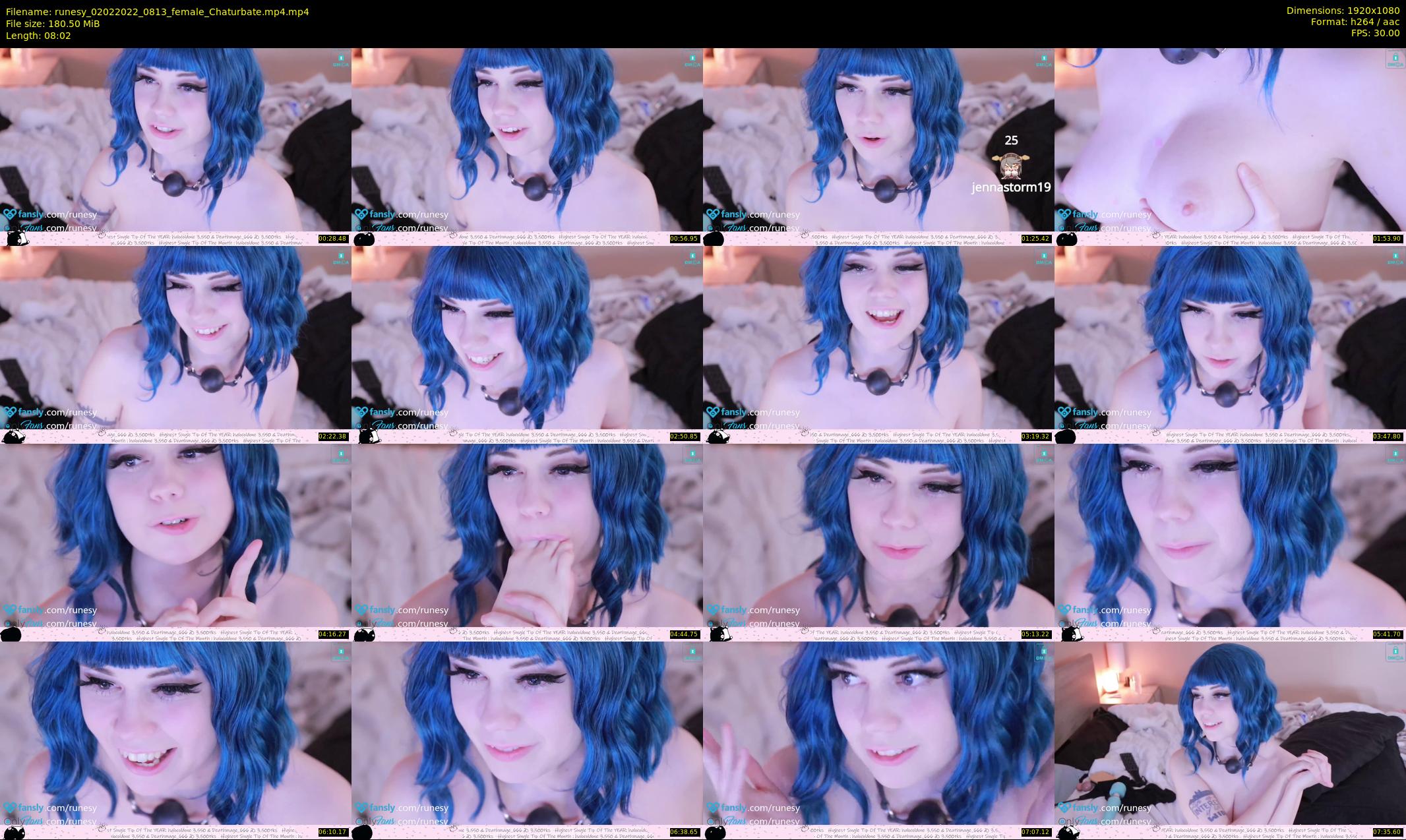 runesy — 9 minute Chaturbate female cam show recording, 1080p, Feb 2, 2022