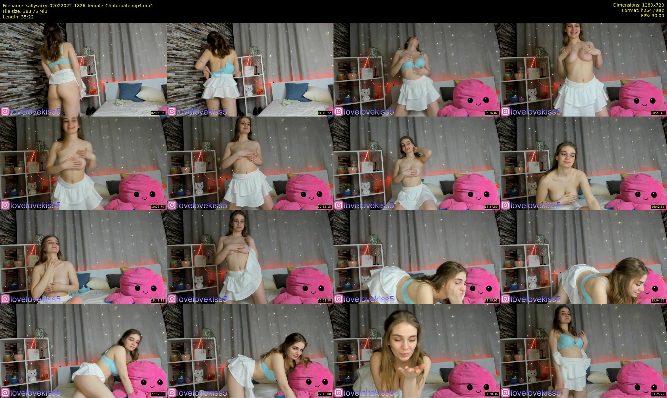 sallysarry — 36 minute Chaturbate couple cam show recording, 720p, Feb 2, 2022