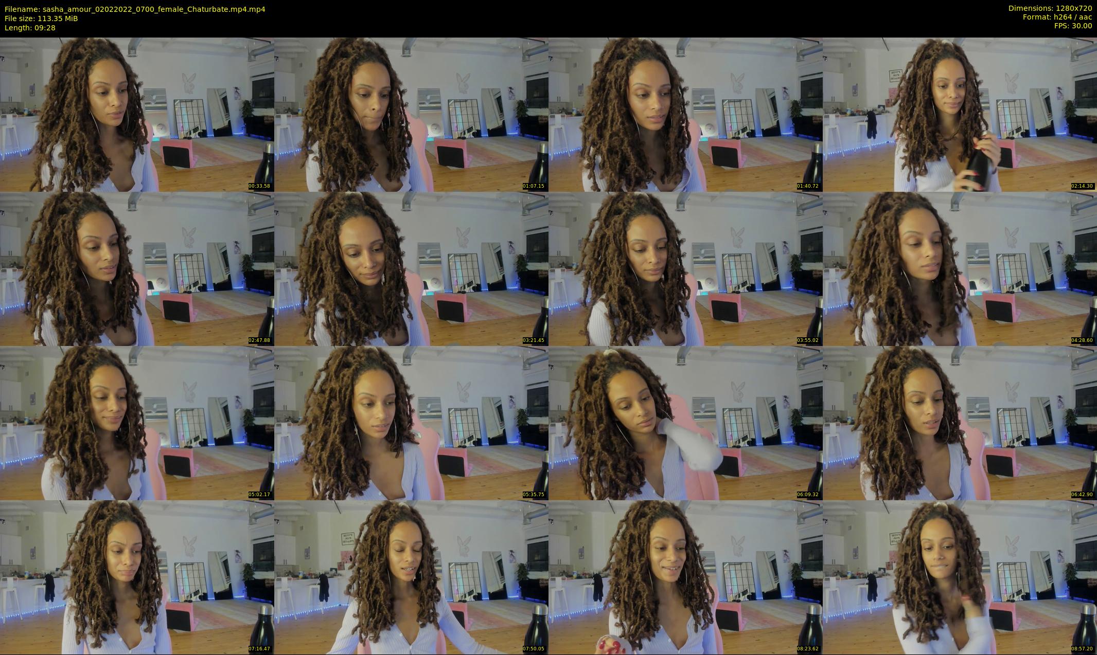 sasha_amour — 10 minute Chaturbate female cam show recording, 720p, Feb 2, 2022
