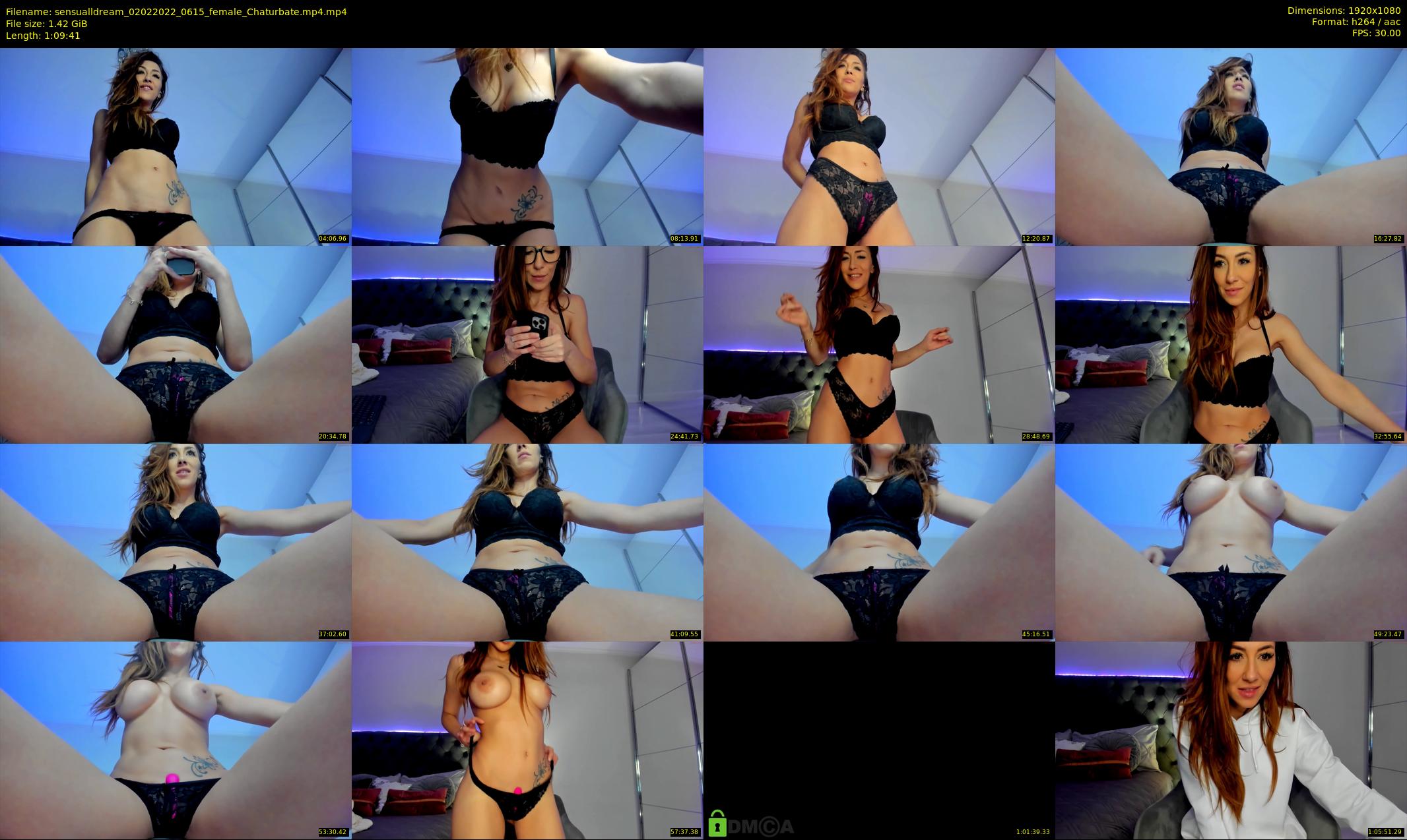 sensualldream — 70 minute Chaturbate female cam show recording, 1080p, Feb 2, 2022