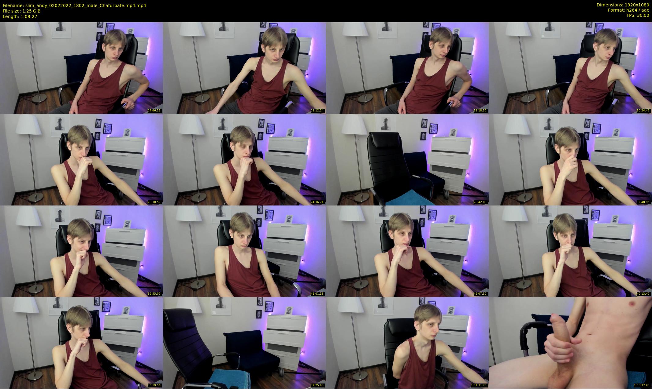 slim_andy — 70 minute Chaturbate male cam show recording, 1080p, Feb 2, 2022
