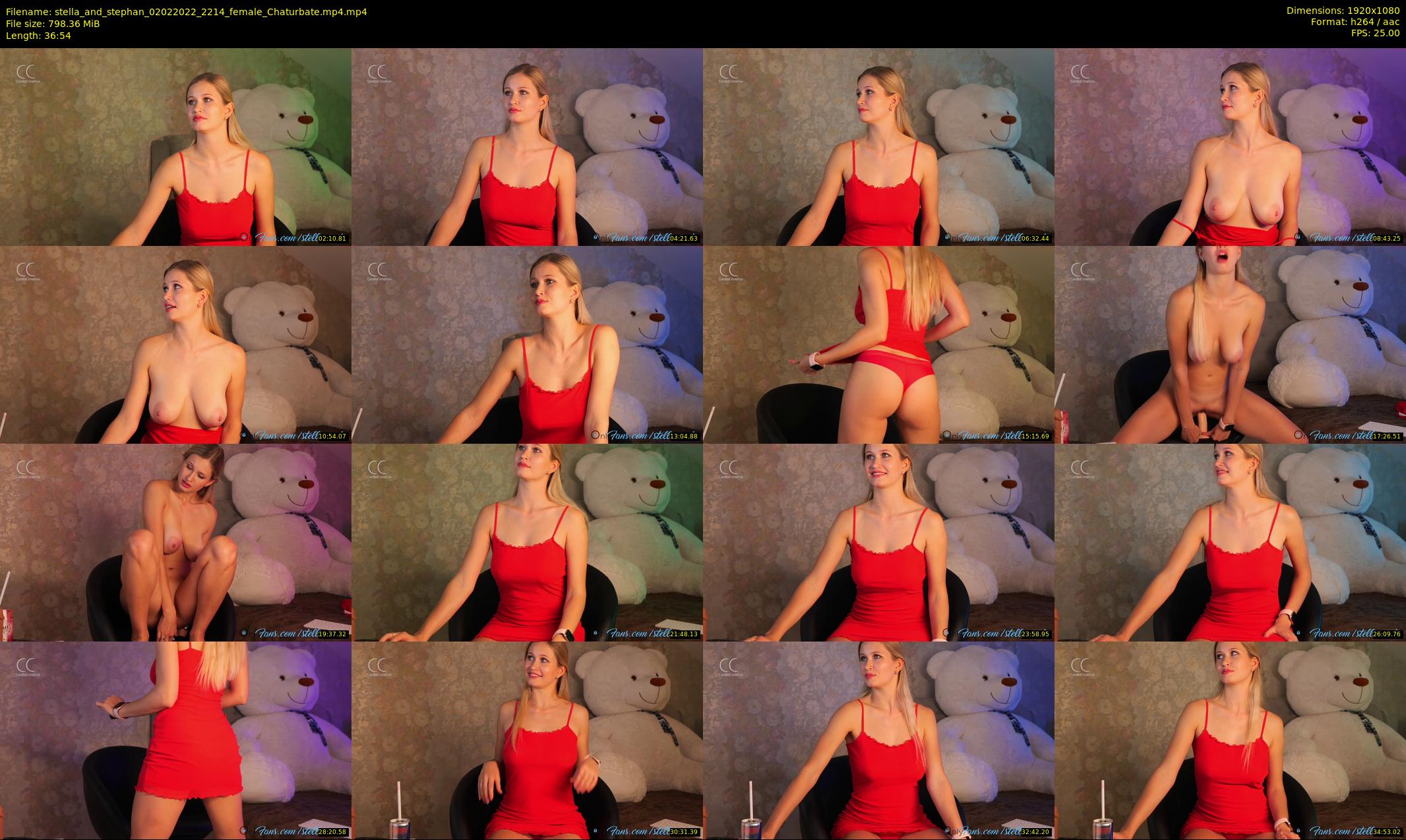 stella_and_stephan — 37 minute Chaturbate couple cam show recording, 1080p, Feb 2, 2022