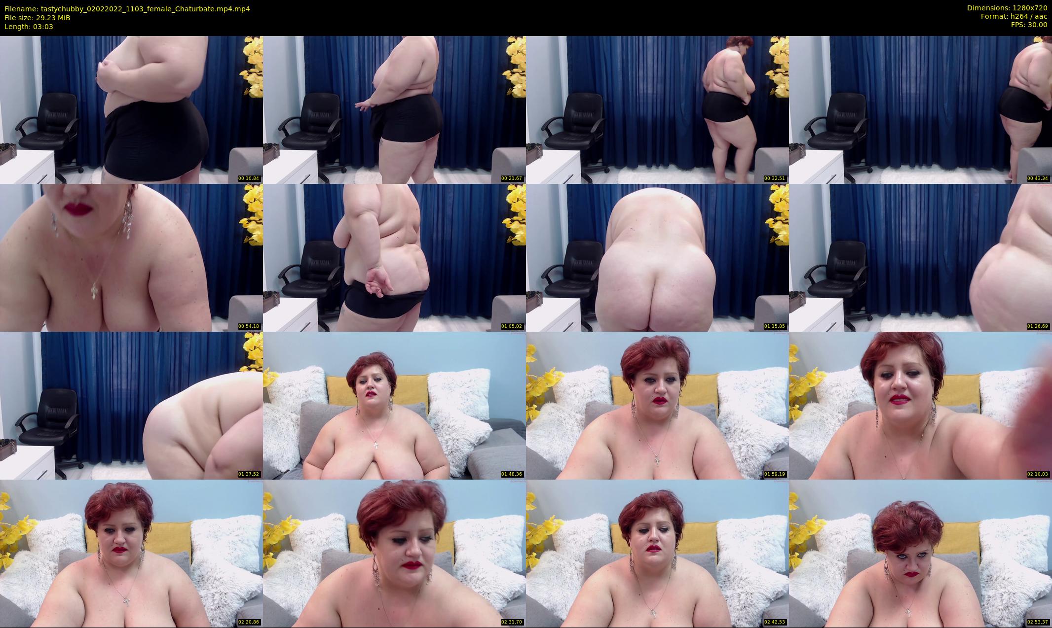 tastychubby — 4 minute Chaturbate female cam show recording, 720p, Feb 2, 2022
