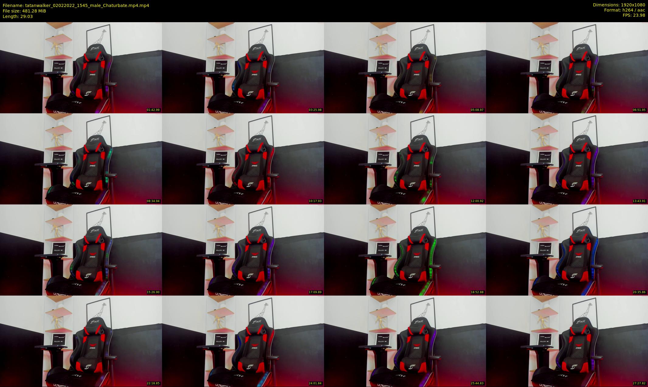 tatanwalker — 30 minute Chaturbate male cam show recording, 1080p, Feb 2, 2022