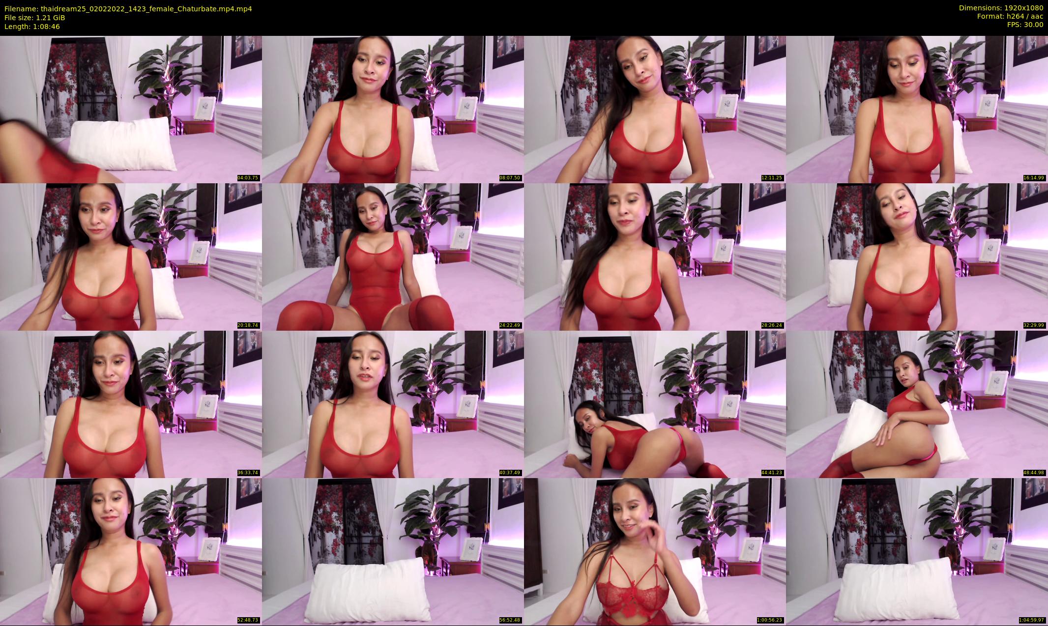 thaidream25 — 69 minute Chaturbate female cam show recording, 1080p, Feb 2, 2022