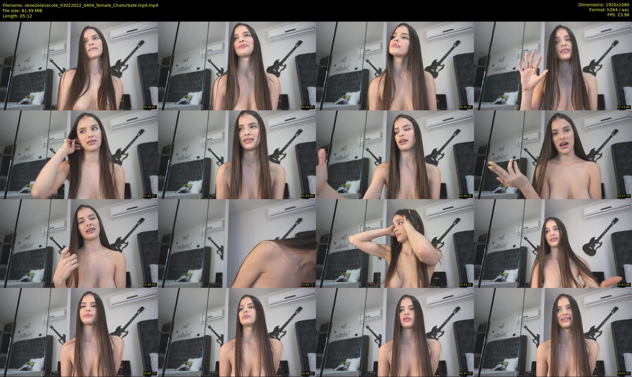 venezolanacute — 6 minute Chaturbate female cam show recording, 1080p, Feb 3, 2022