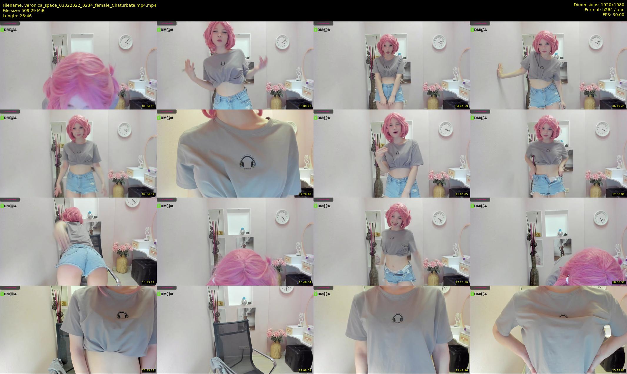 veronica_space — 27 minute Chaturbate female cam show recording, 1080p, Feb 3, 2022